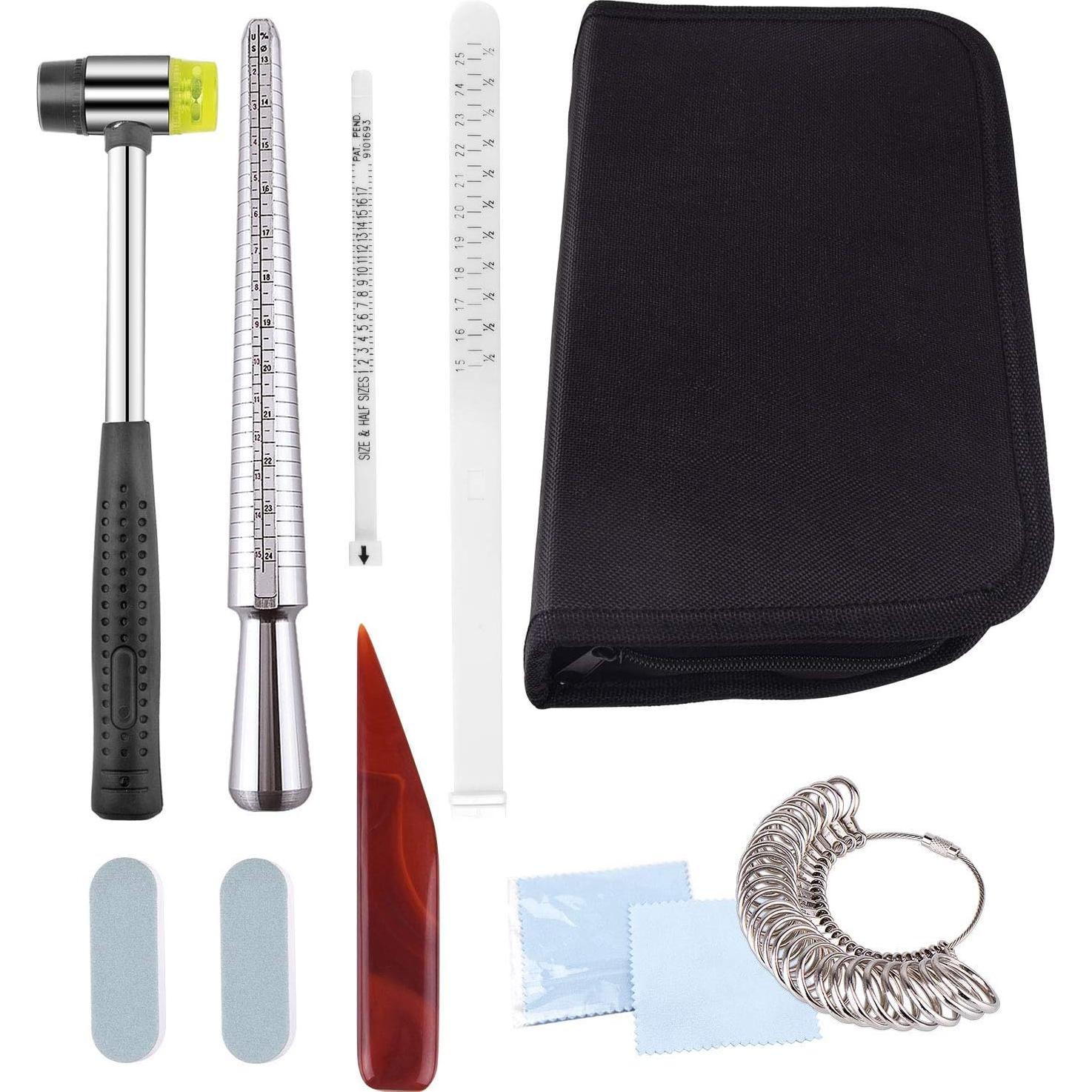 Juego de Herramientas KUUQA para Medir Tallas de Anillos