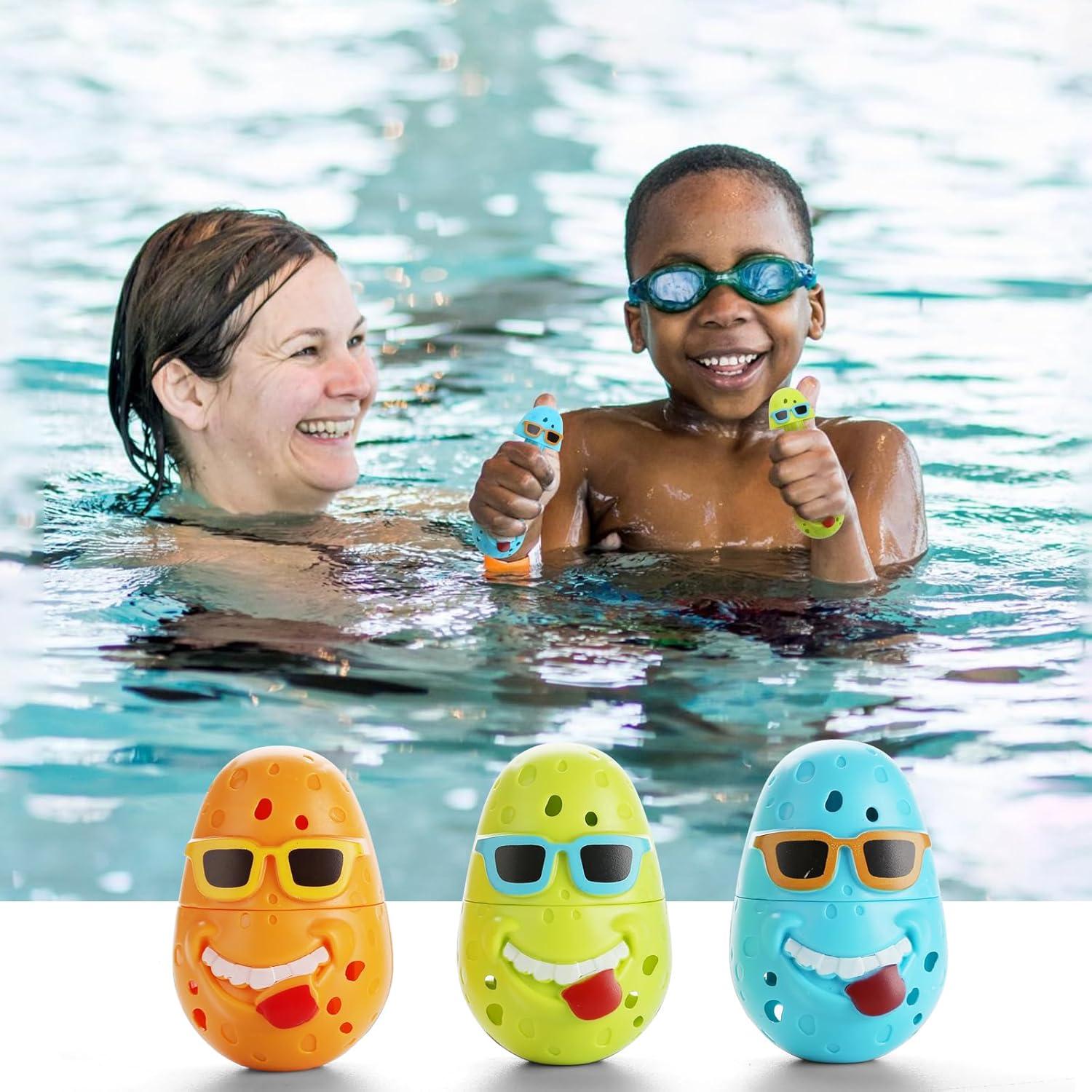 Juguetes de buceo para piscina DOADW 3pcs palos de colores