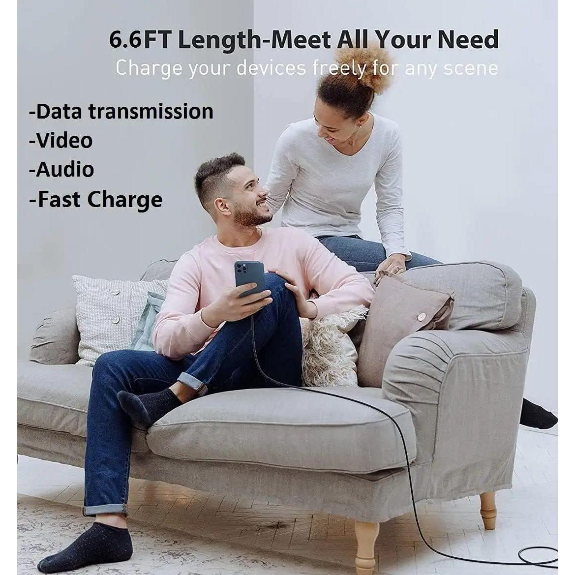 Cable de Extensión Lightning DESOFICON 1.83m para iPhone