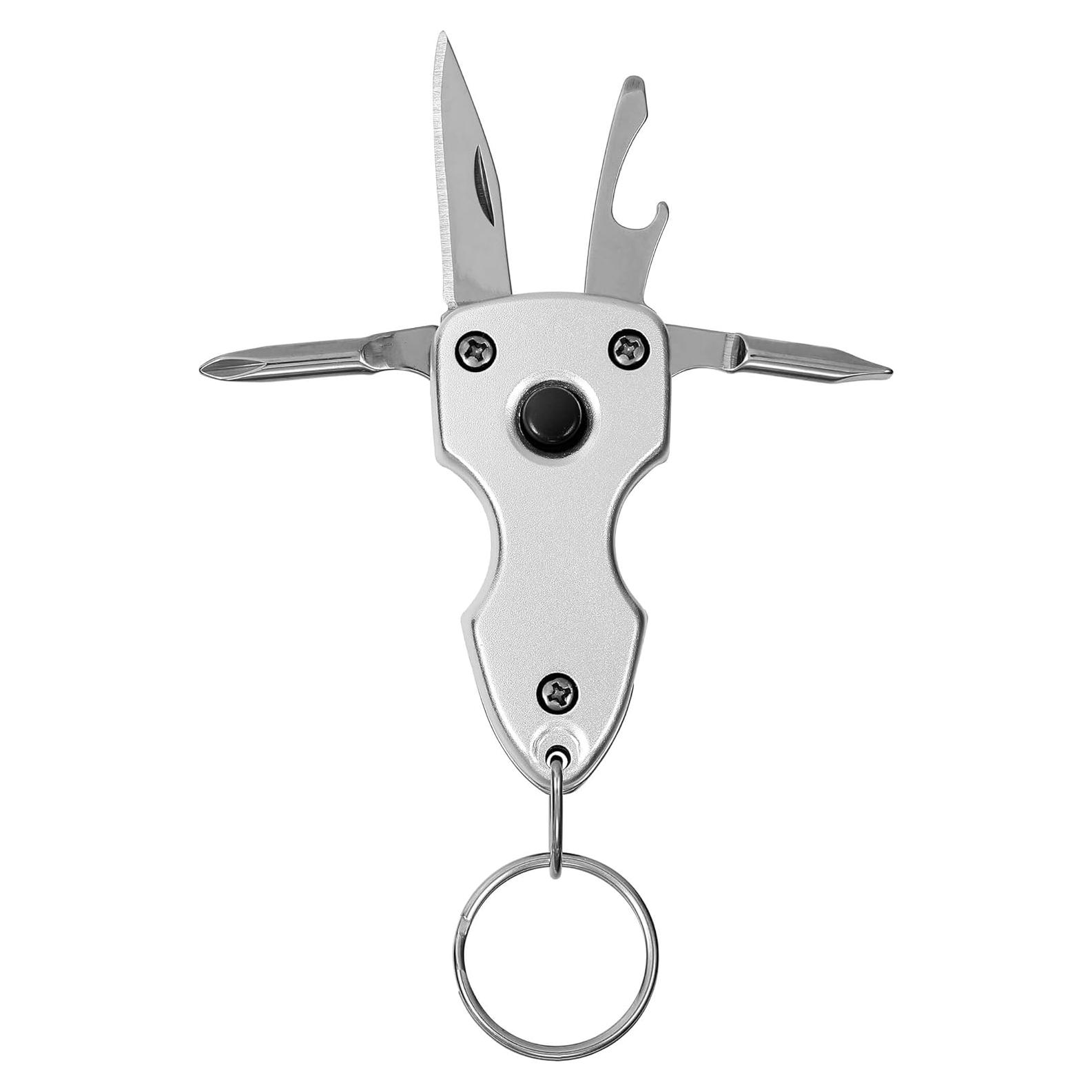 Herramienta Multifuncional EDC Gear 5 en 1 con LED y Destornillador