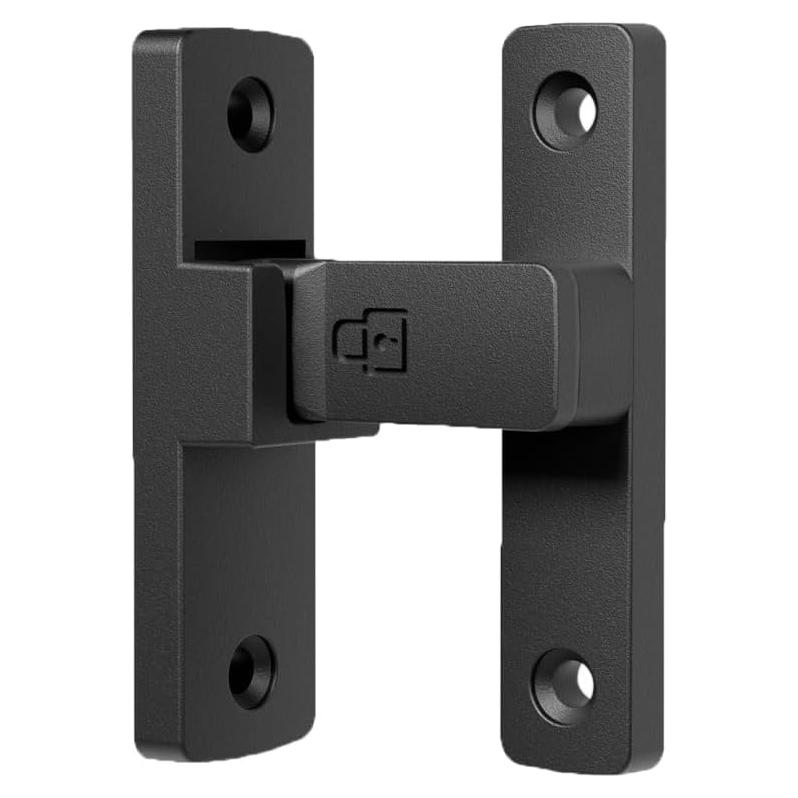 Cerradura de Pestillo Doble Acción ETEKJOY 90 Grados Negra