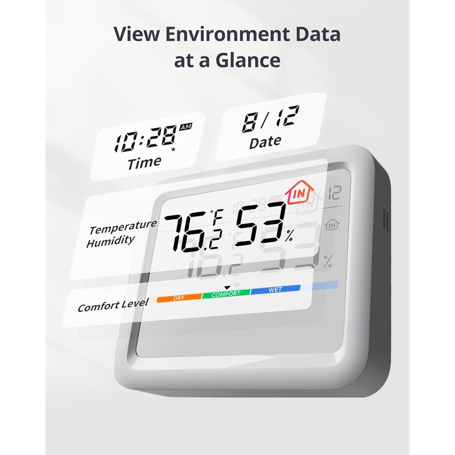 Higrómetro y Termómetro Digital SwitchBot Meter Pro - Control App Bluetooth