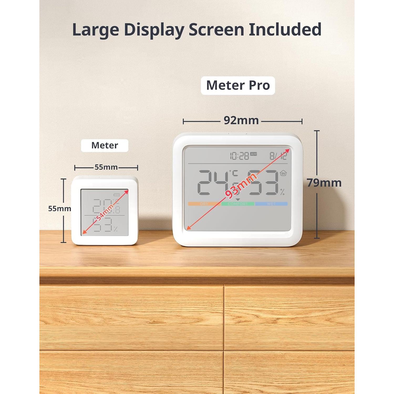 Higrómetro y Termómetro Digital SwitchBot Meter Pro - Control App Bluetooth