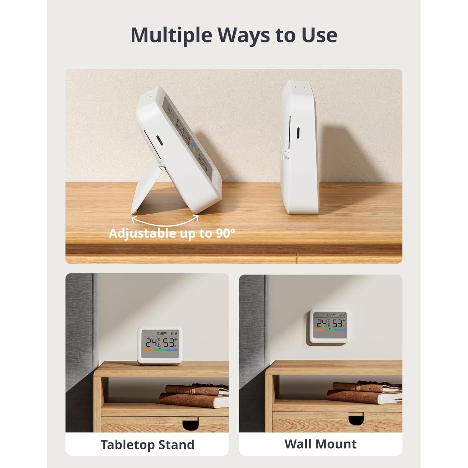 Higrómetro y Termómetro Digital SwitchBot Meter Pro - Control App Bluetooth