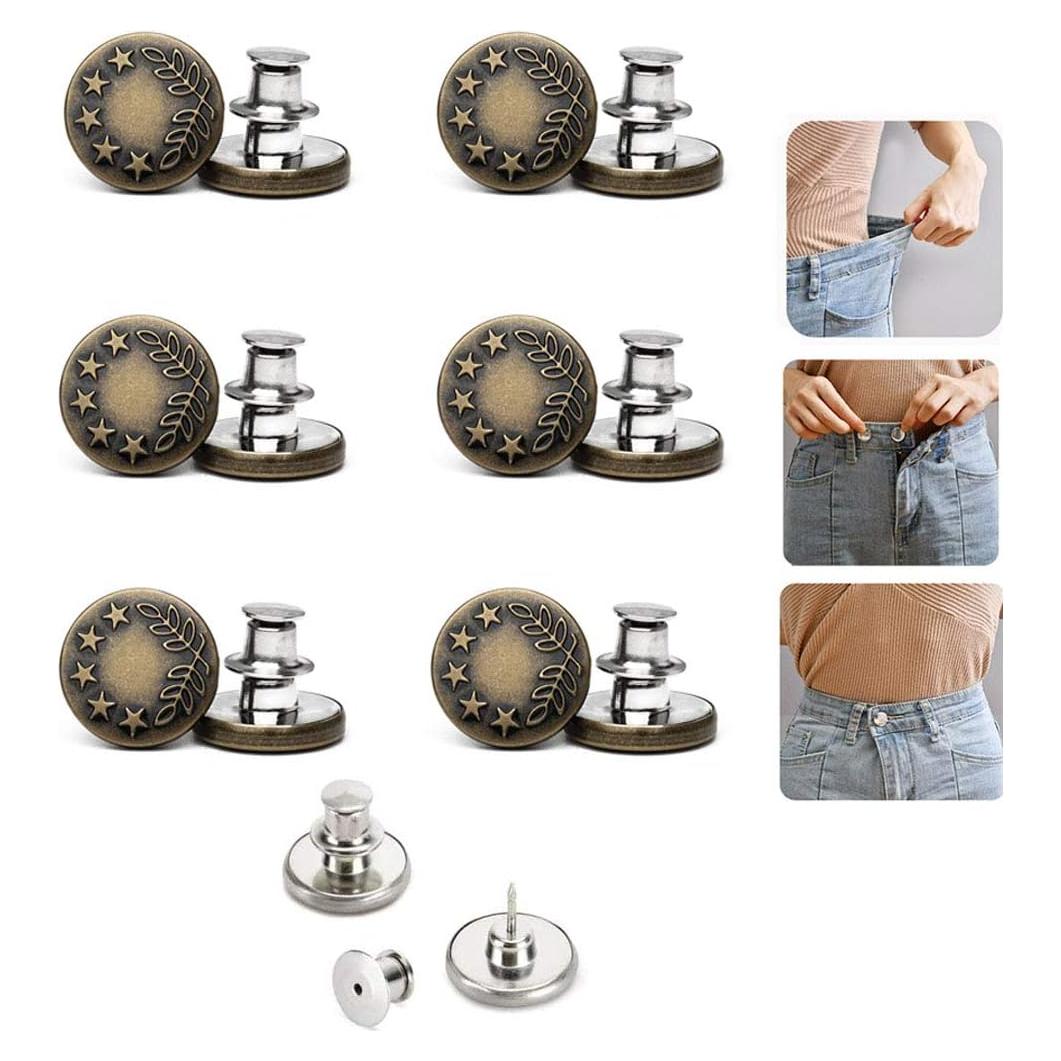 6 Botones Removibles de Jeans GOLD XIONG PADISHAH - Metal