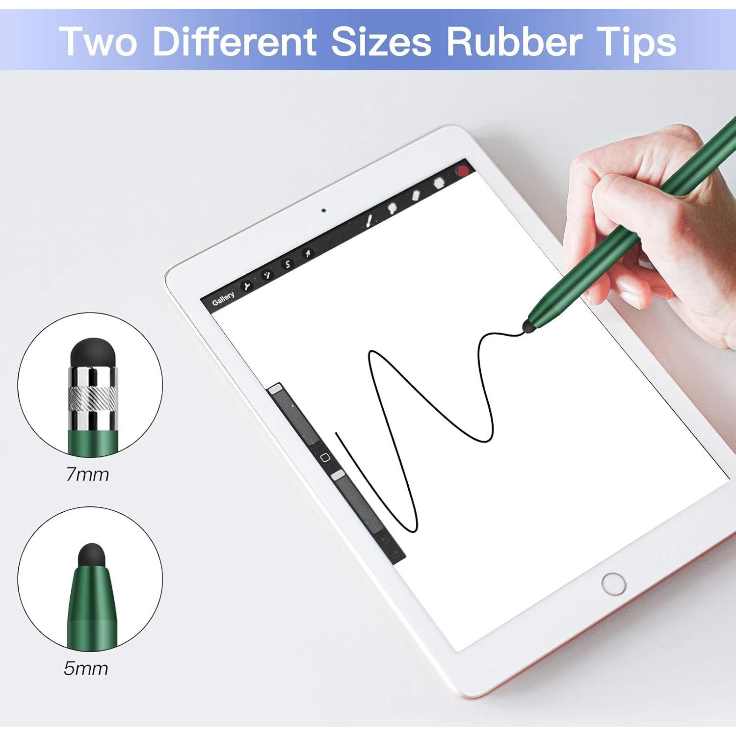 StylusHome Stylus Táctil 2 en 1 con 6 Puntas Reemplazables