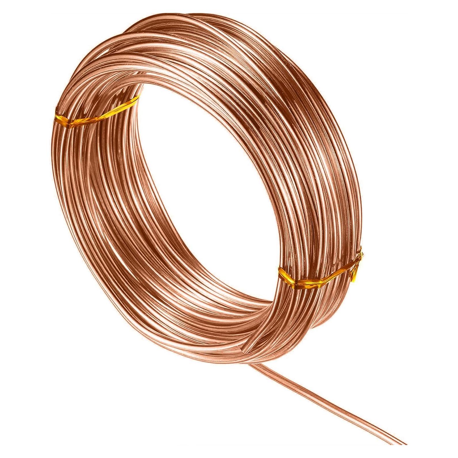 Alambre de Artesanía Flexible TecUnite 10m x 1mm Cobre