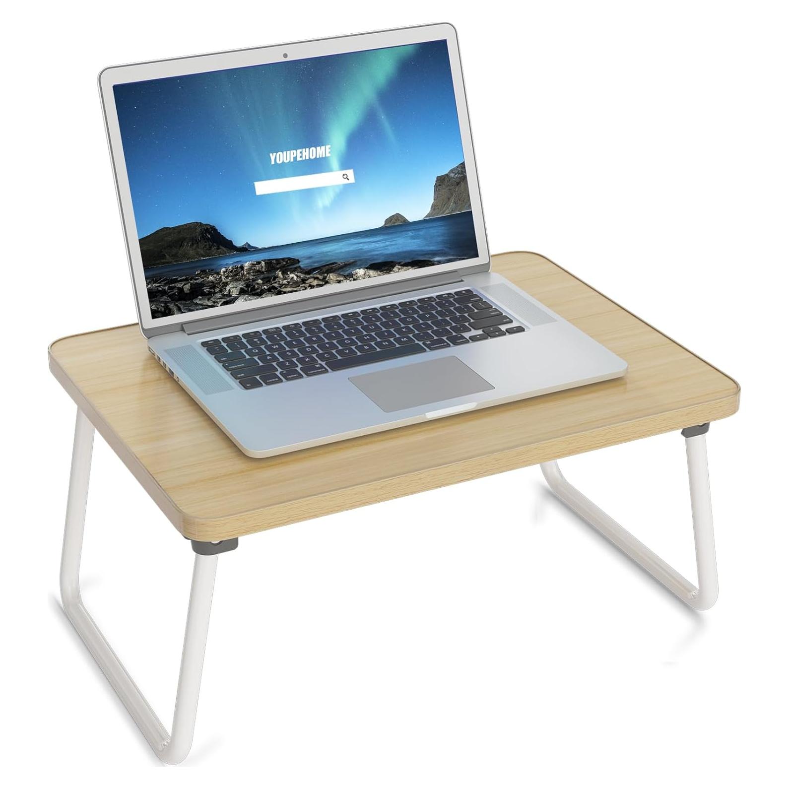 Mesa Plegable para Portátil Youpehom Beige 43.18 cm