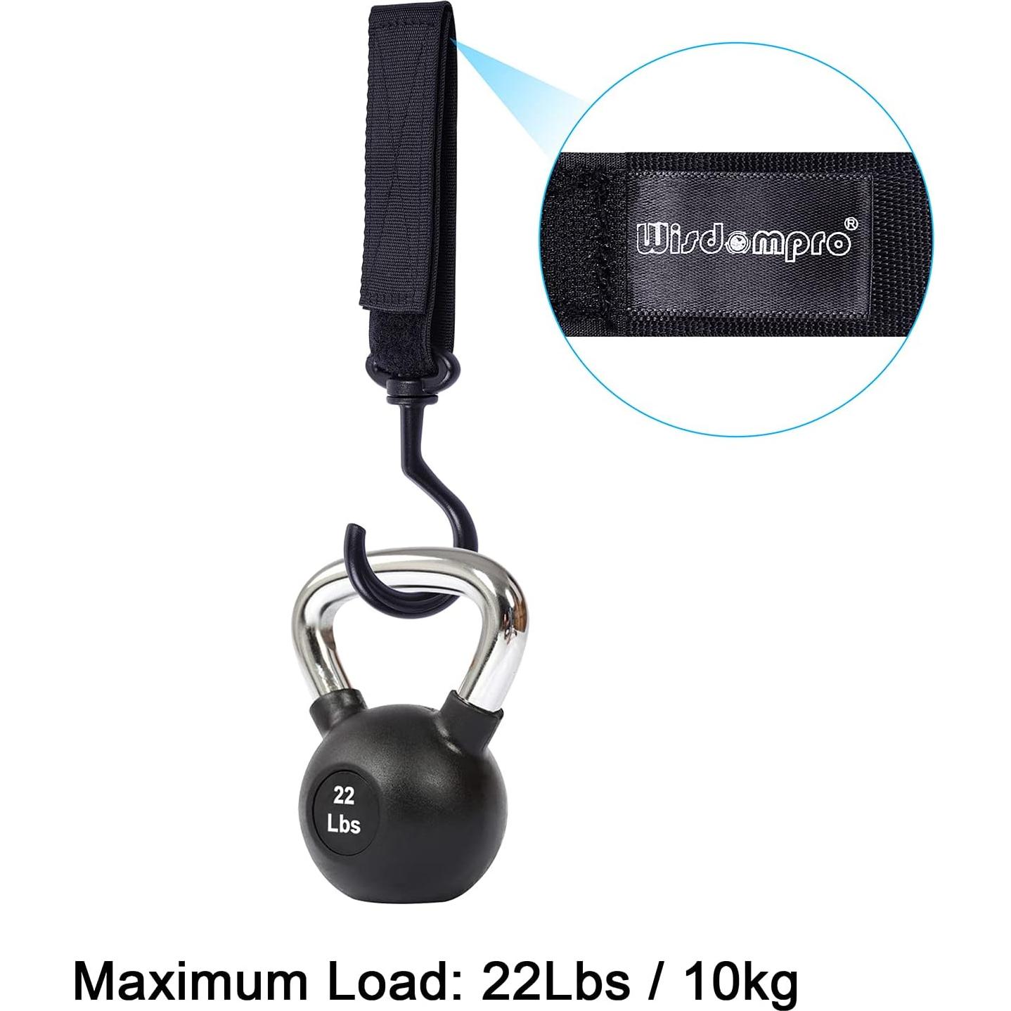 Gancho para Reposacabezas Wisdompro - Paquete de 2, Negro