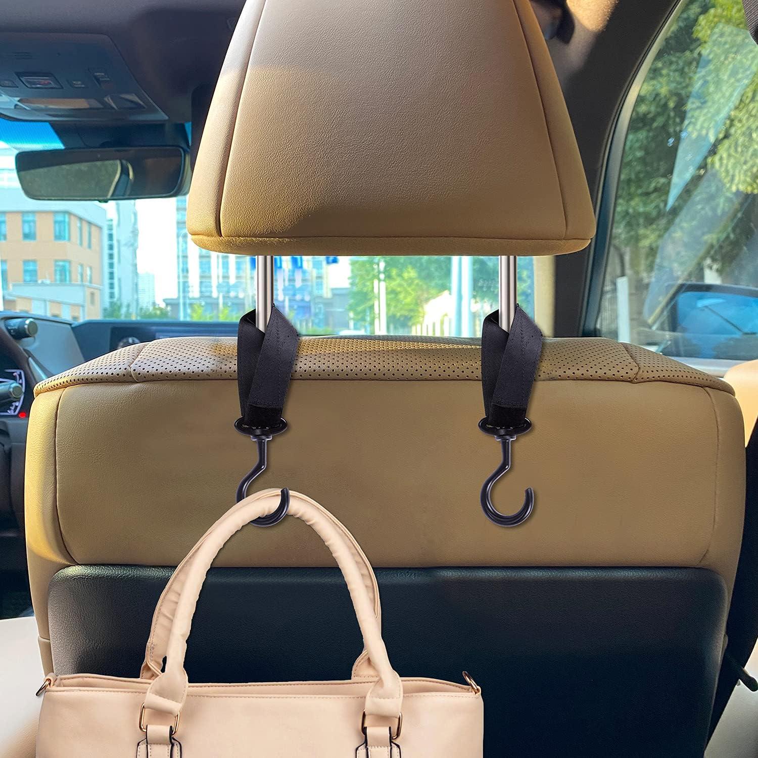 Gancho para Reposacabezas Wisdompro - Paquete de 2, Negro