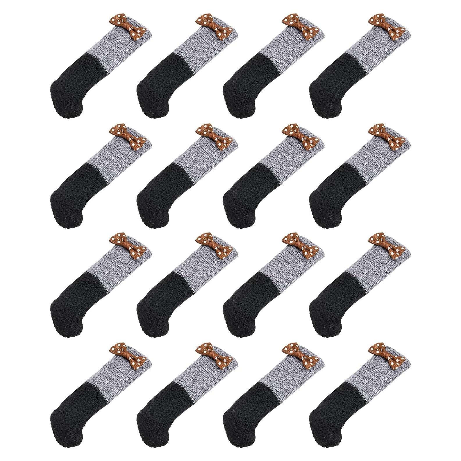 Calcetines para Patas de Silla uxcell 16pcs Antideslizantes