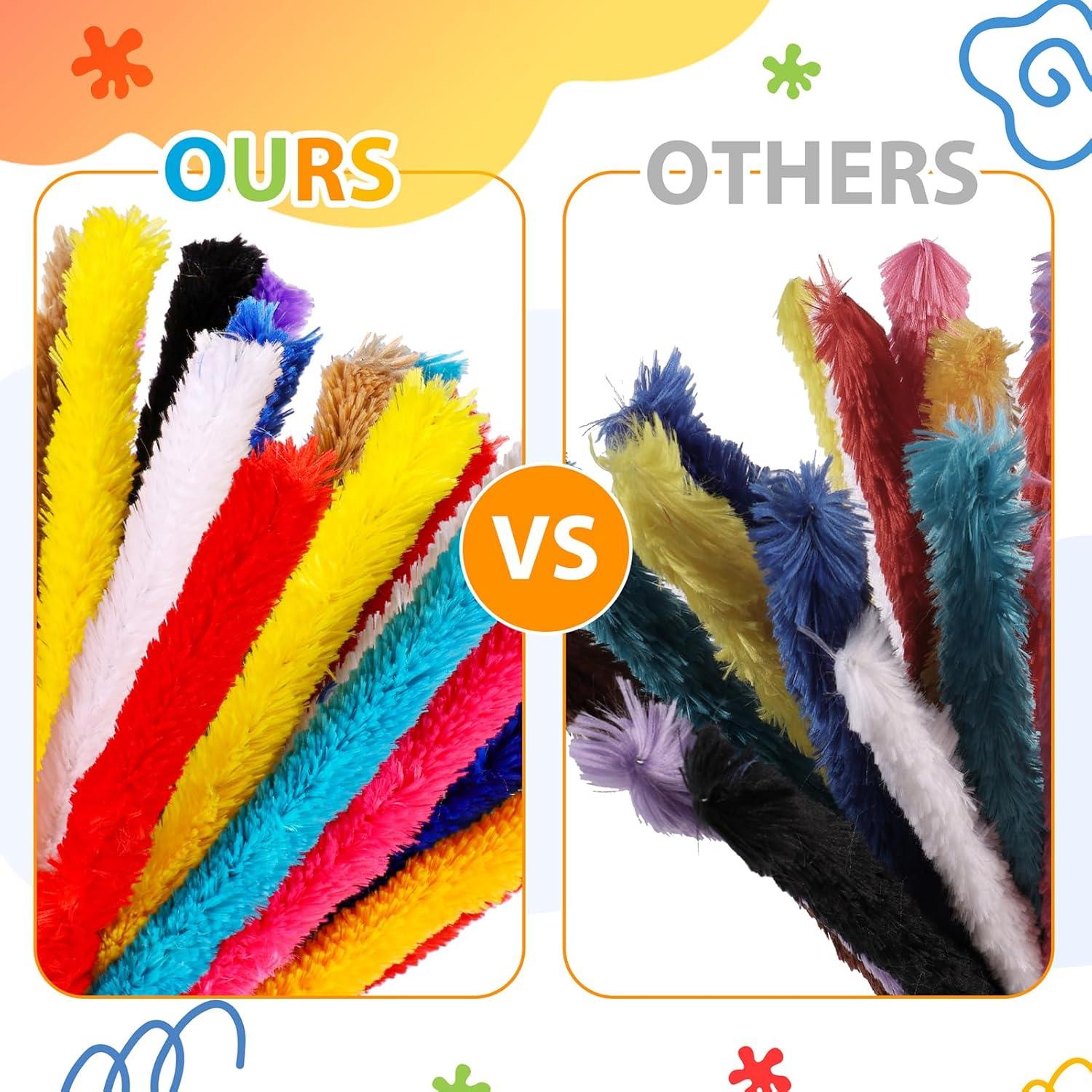 Limpiadores de Tubos Jumbo Caydo 50PCS 30mm x 30cm Multicolor