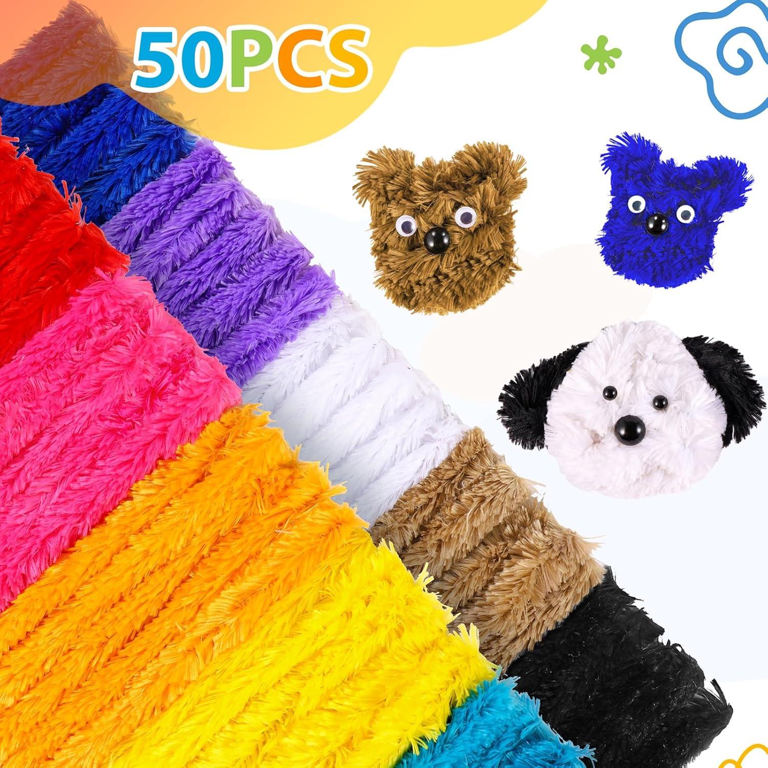 Limpiadores de Tubos Jumbo Caydo 50PCS 30mm x 30cm Multicolor