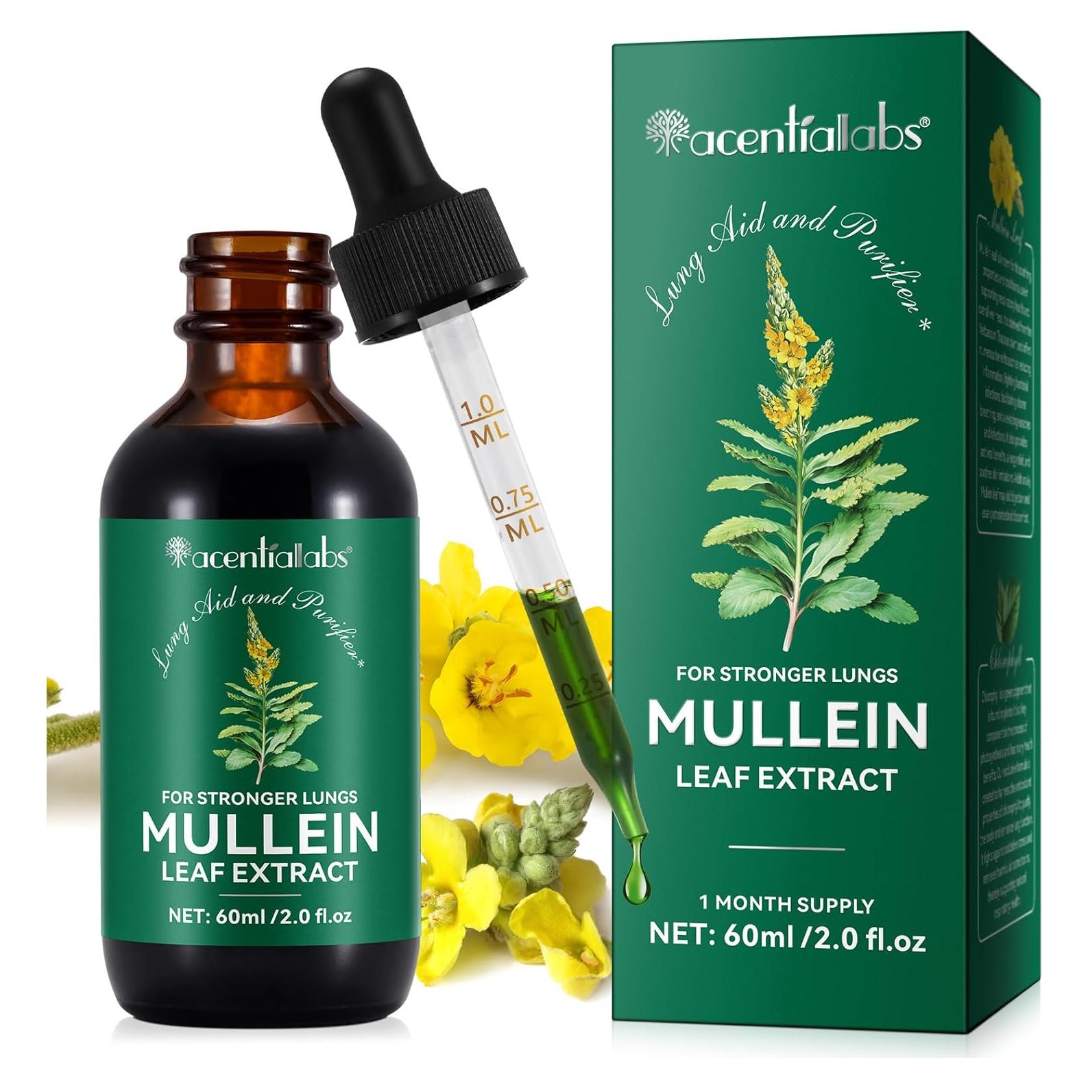 Gotas de Mullein WeiWeiLa 59.15 ml - Extracto para Pulmones