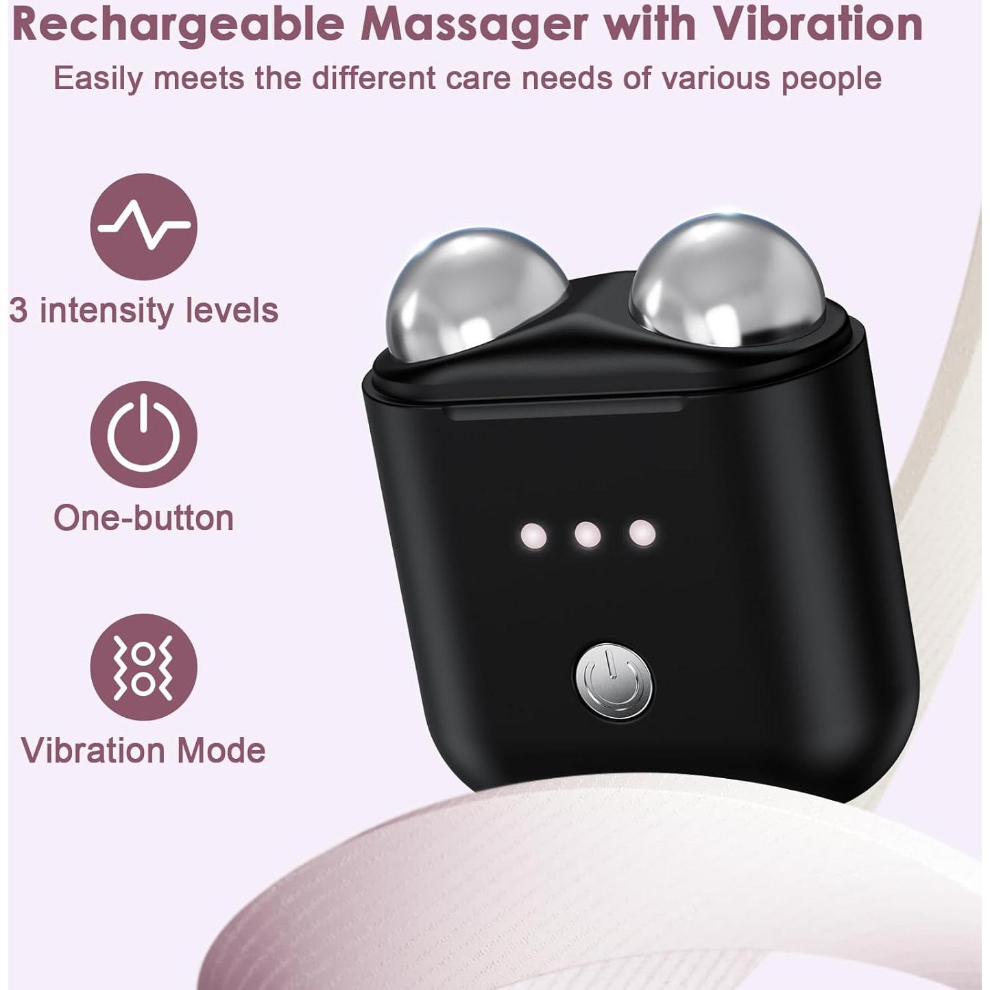 Dispositivo Facial de Microcorriente Vcycal Negro 5x14cm