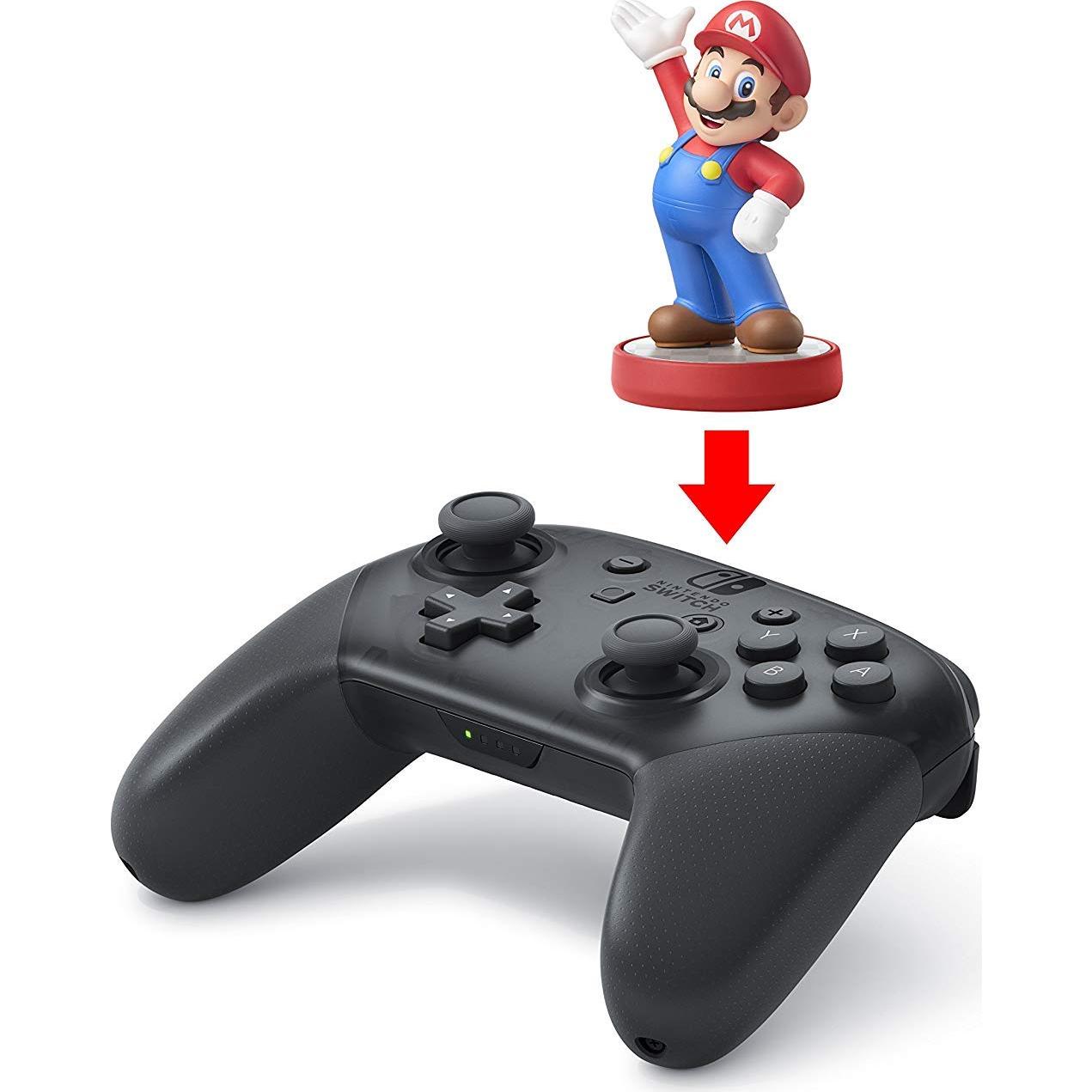 Controlador Pro Nintendo Switch Negro con Vibración HD