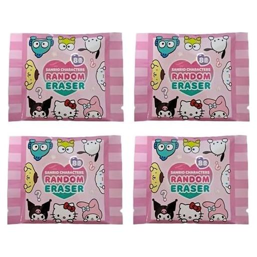 Borradores de Lápiz Lindos Genérico 4 Unidades Multicolor