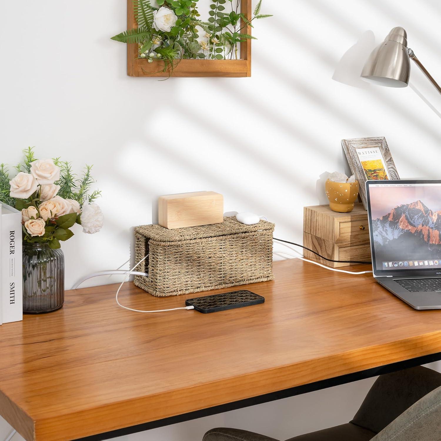 Caja de Gestión de Cables StorageWorks 31.75x12.7cm Natural