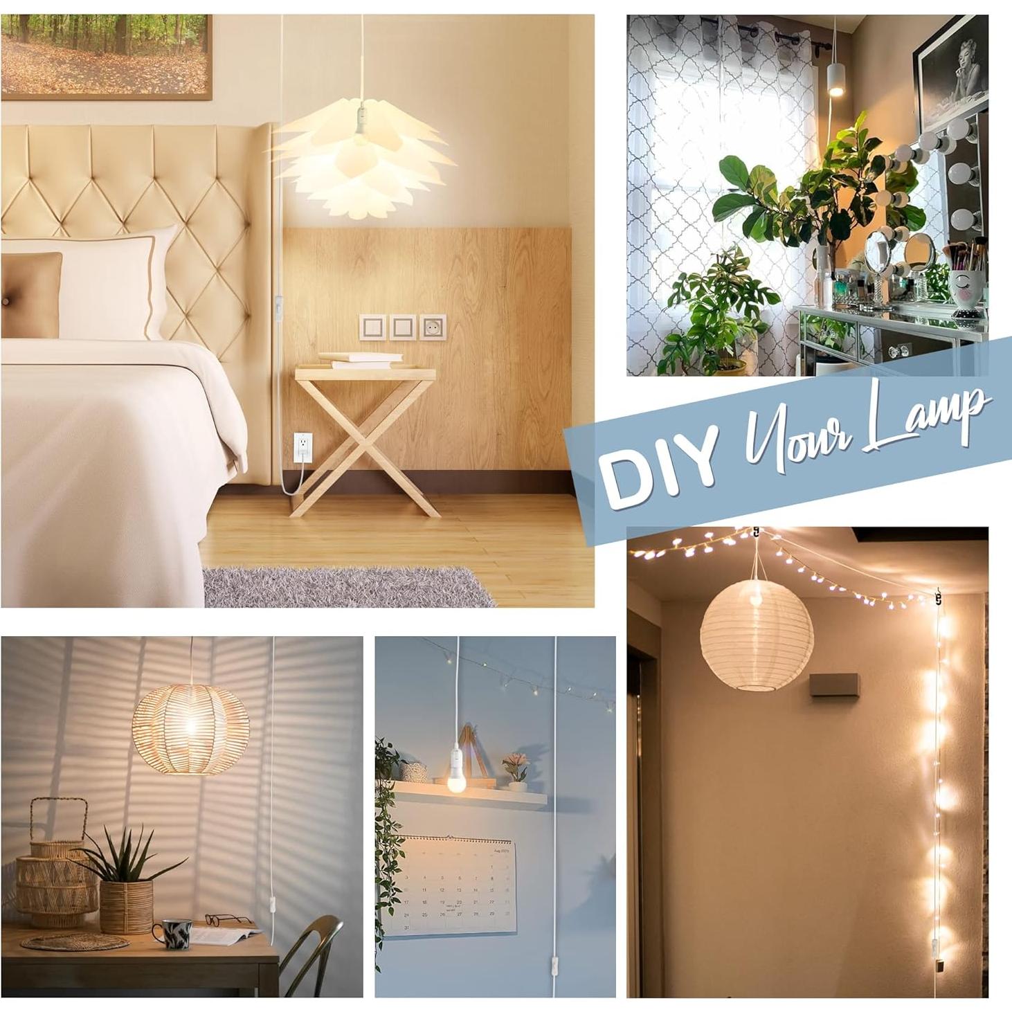 Cable de Lámpara Colgante JACKYLED 6.1m E26 E27 360W