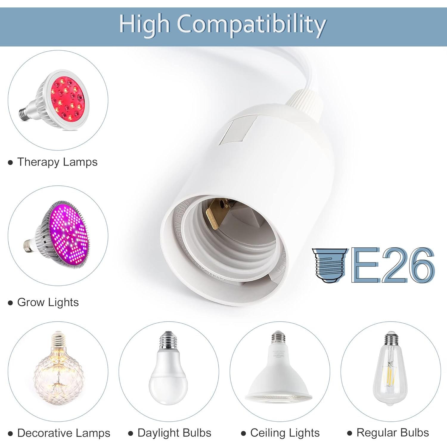 Cable de Lámpara Colgante JACKYLED 6.1m E26 E27 360W