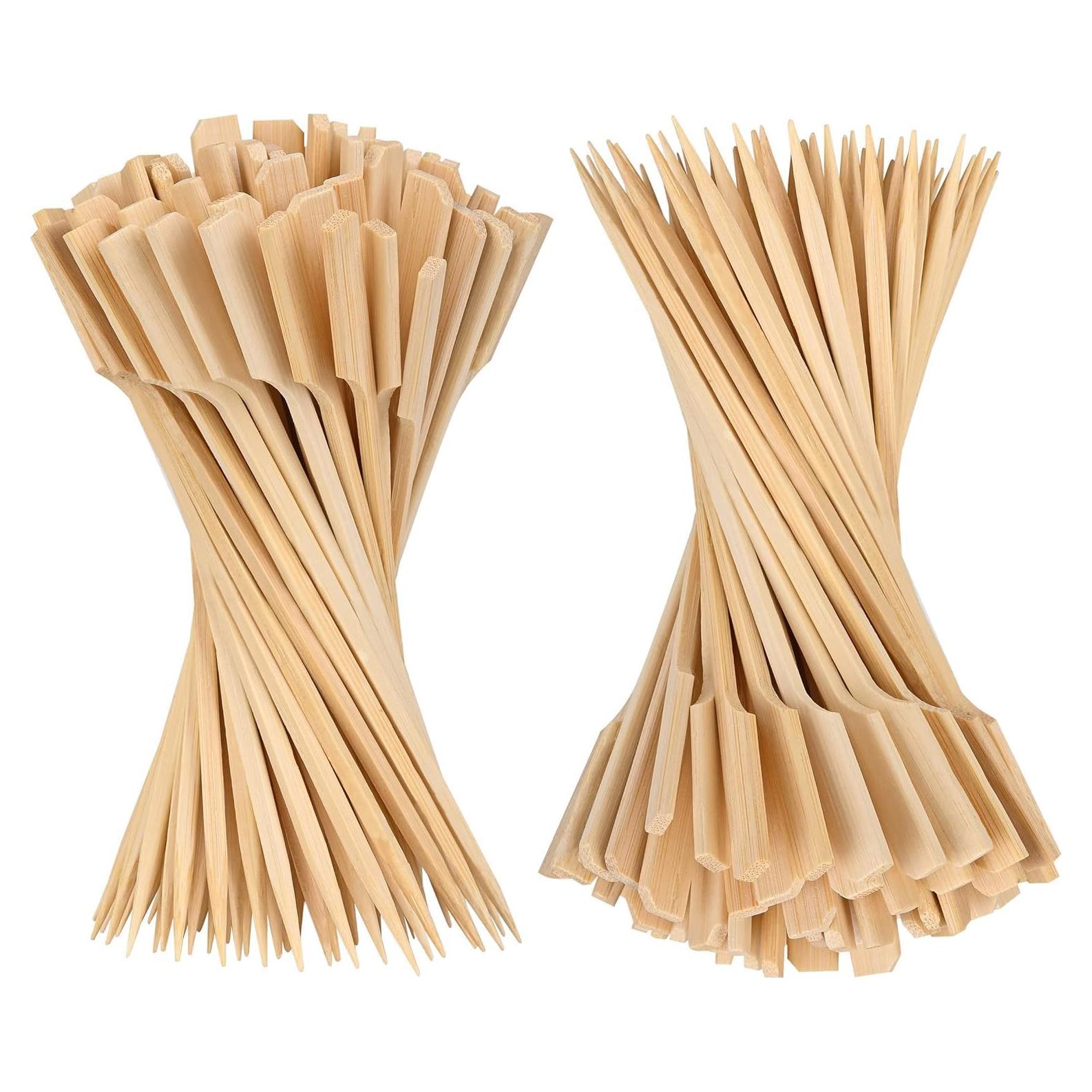 Pinchos de Bambú 9 cm PFIEIFPO - 1000 PCS Palillos para Aperitivos