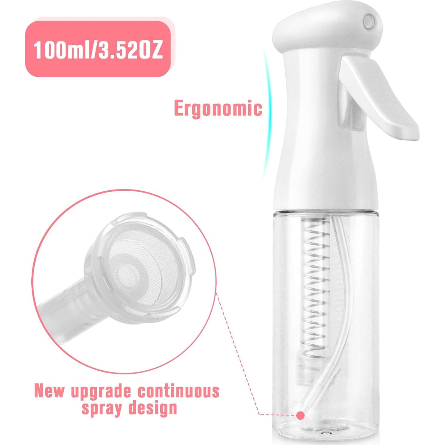 Botella de Spray de Viaje 100ml Apidgrowth Blanca - Cuidado Cabello y Plantas