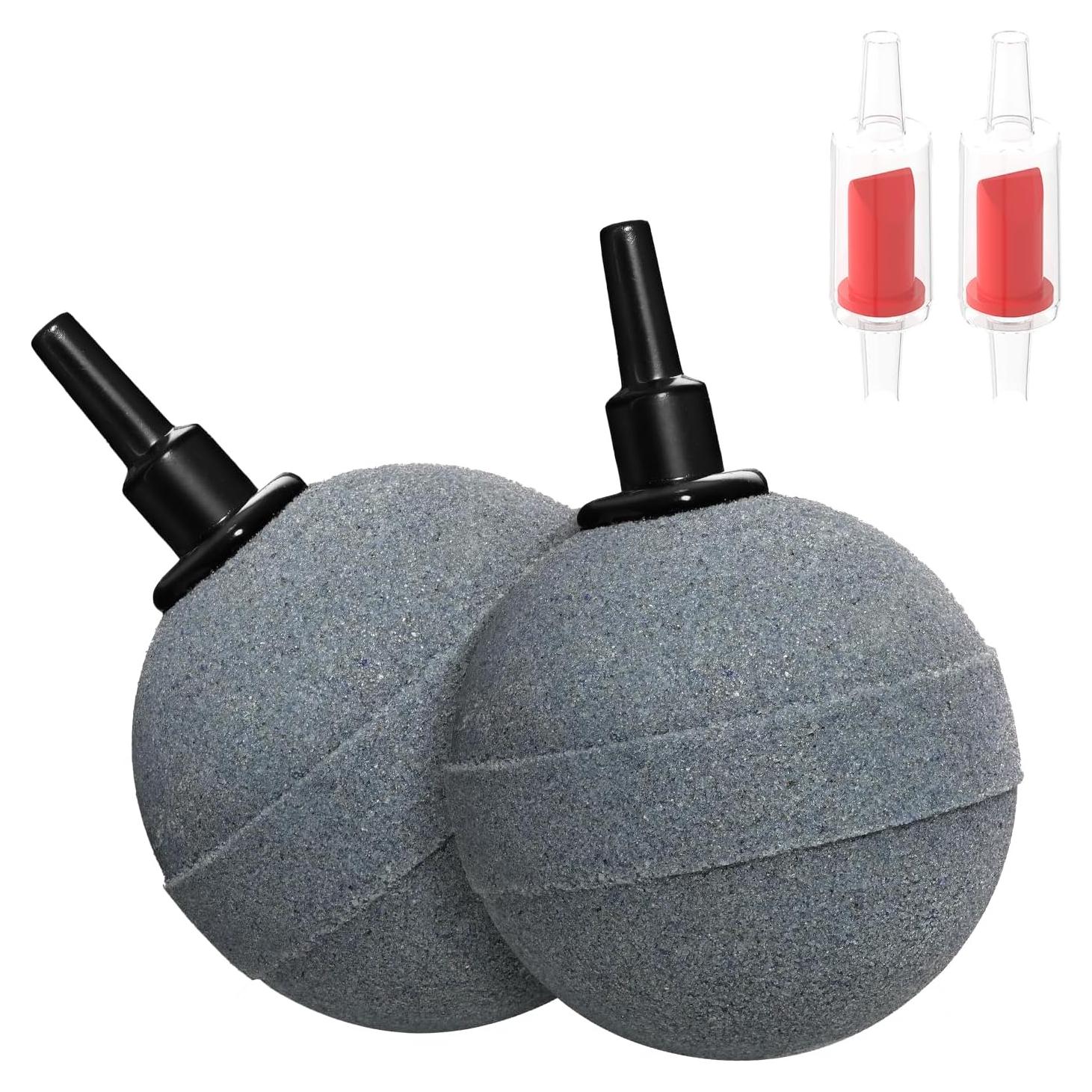 Piedra de Aire WTMCC para Acuario - Burbujero 5.08 cm, 2 Paquete