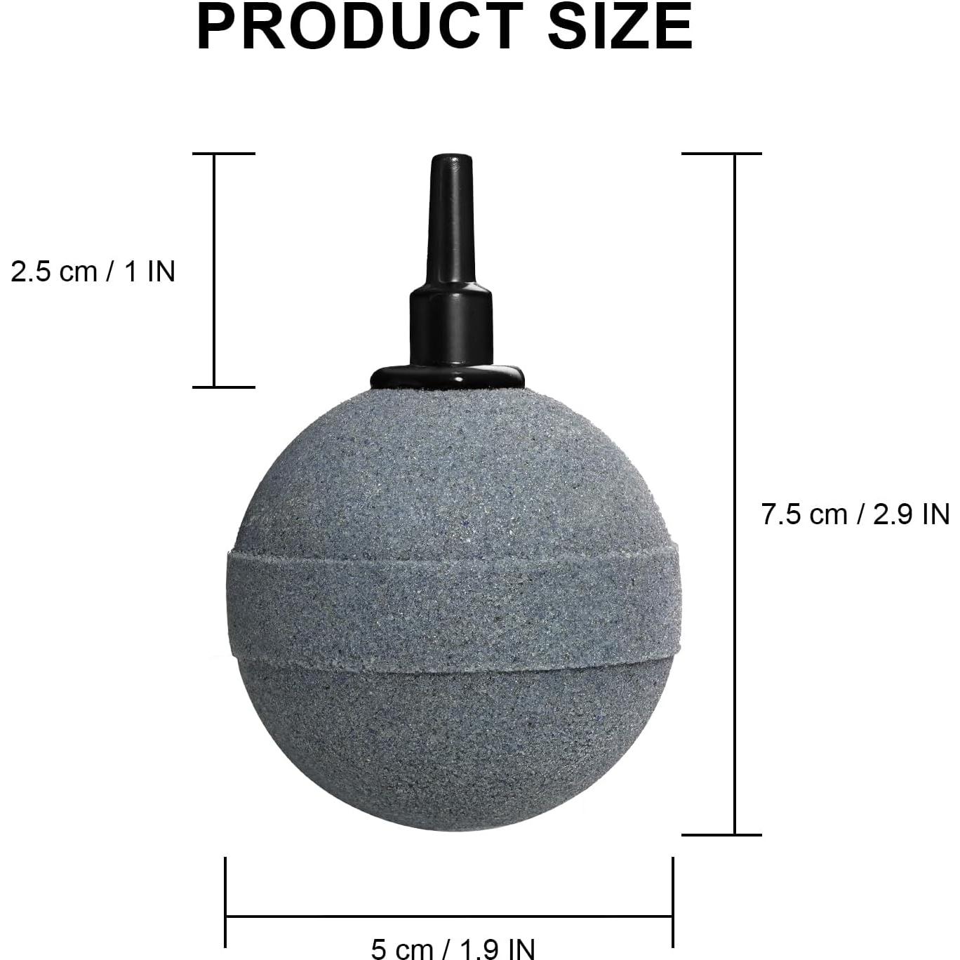 Piedra de Aire WTMCC para Acuario - Burbujero 5.08 cm, 2 Paquete