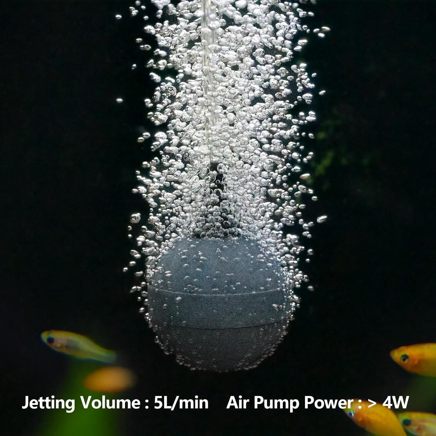 Piedra de Aire WTMCC para Acuario - Burbujero 5.08 cm, 2 Paquete