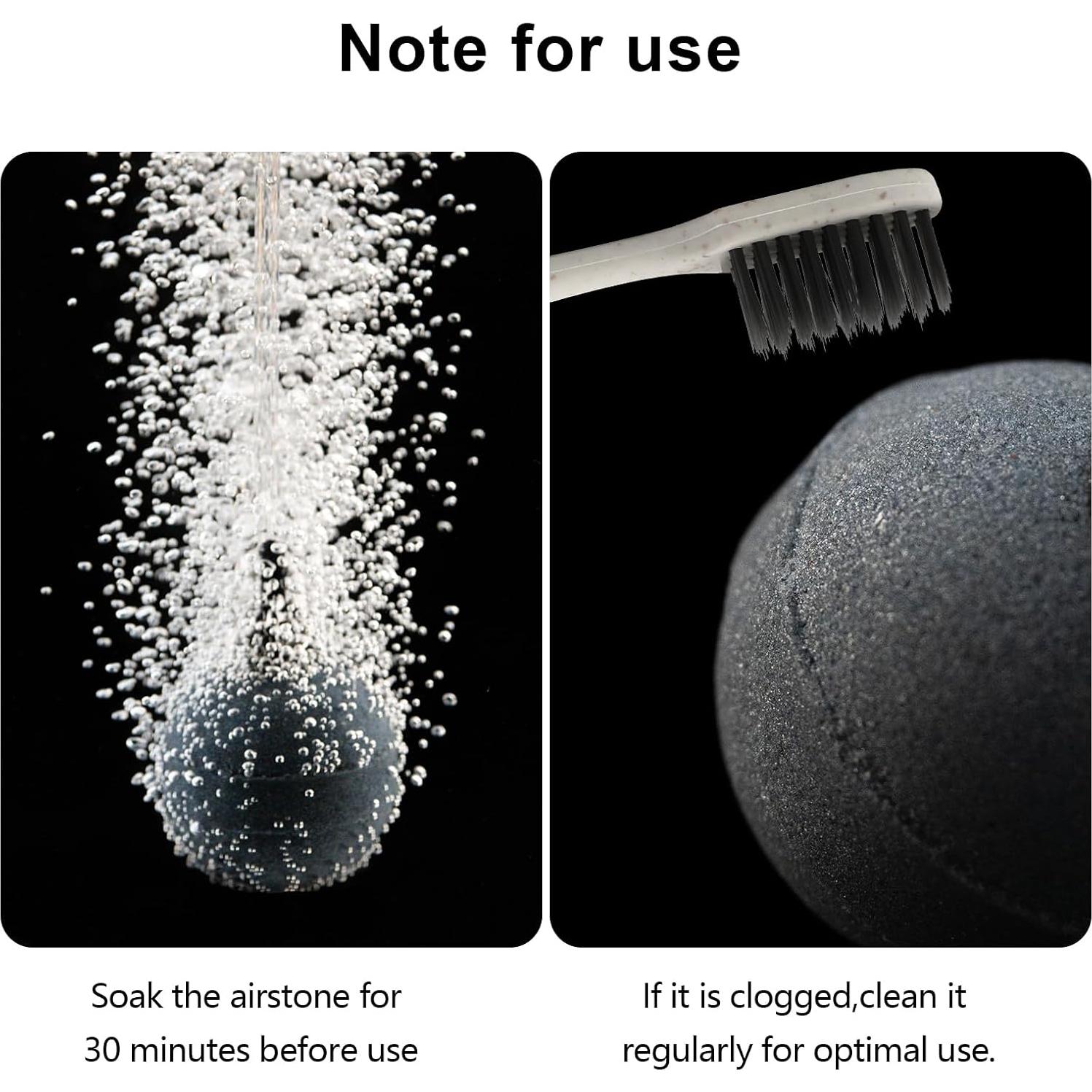 Piedra de Aire WTMCC para Acuario - Burbujero 5.08 cm, 2 Paquete