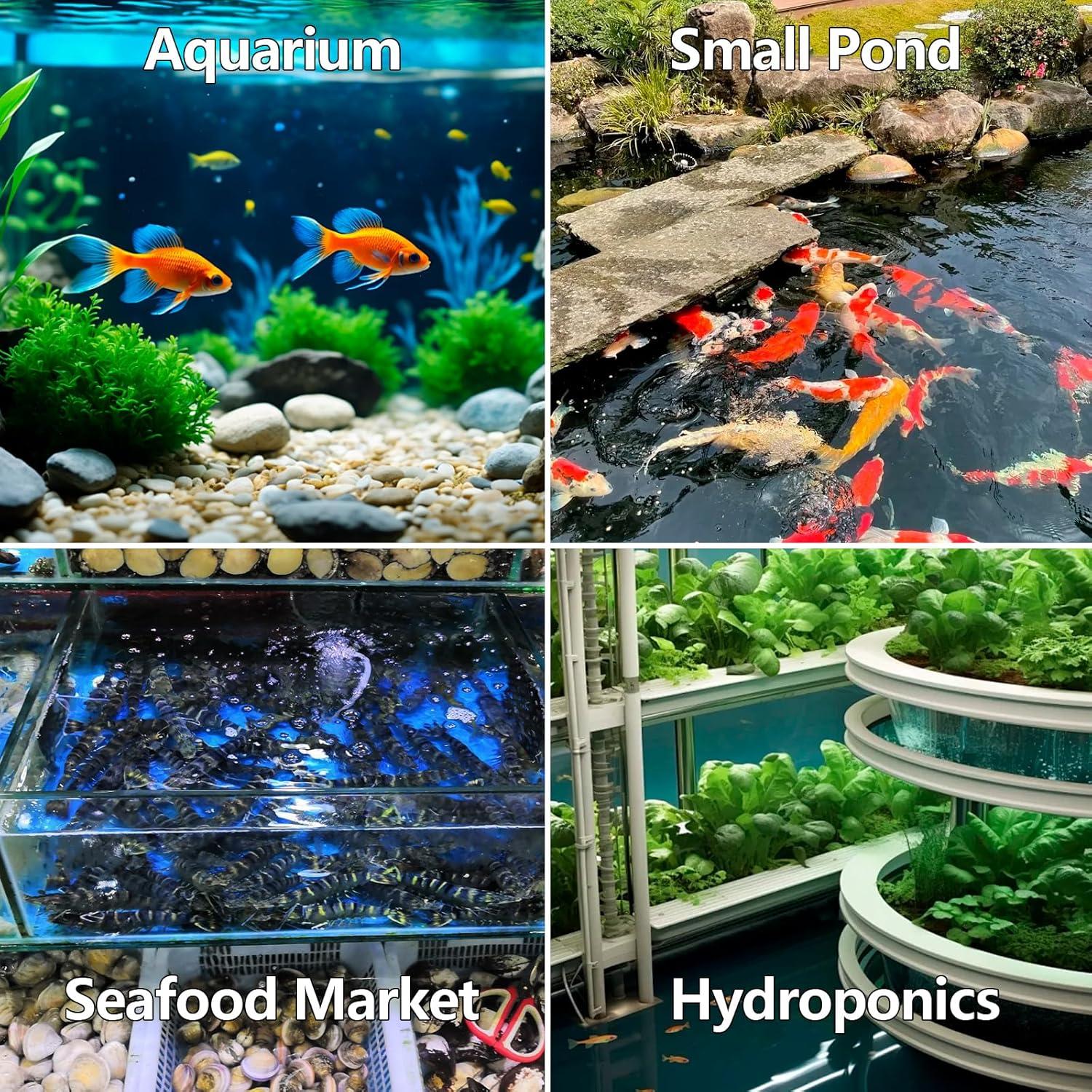 Piedra de Aire WTMCC para Acuario - Burbujero 5.08 cm, 2 Paquete