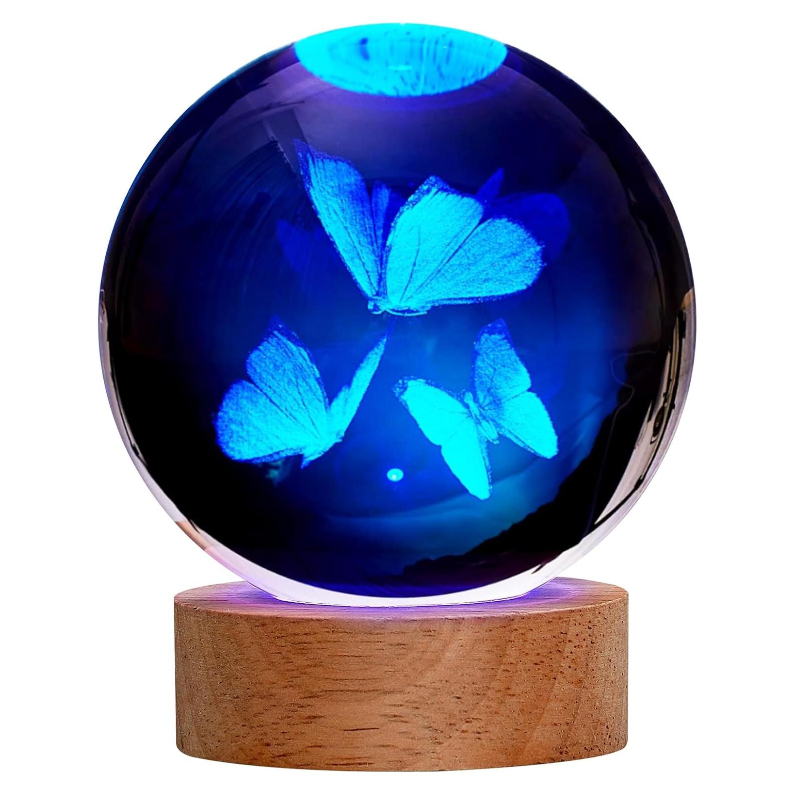 Lámpara Nocturna 3D Mariposa JANARARY, 16 Colores, Control Remoto