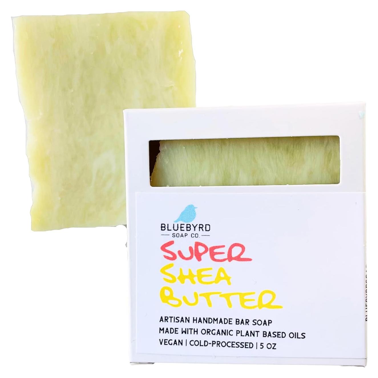 Jabón Natural de Manteca de Karité Bluebyrd 127g Hidratante