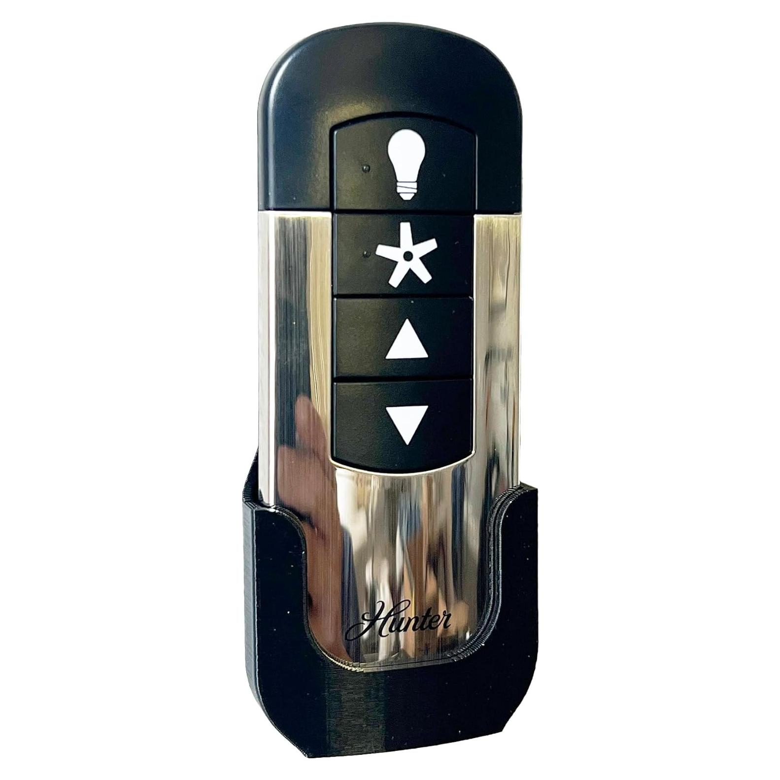 Soporte de Pared para Control Remoto Ventilador Hunter Negro