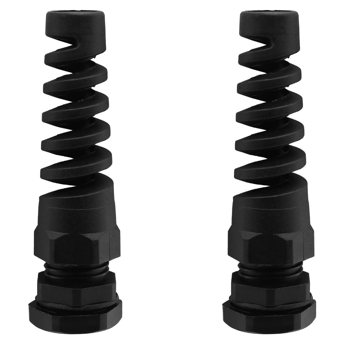 2 Pcs Cable Gland M16 Rierdge Impermeable IP68 Nylon 6-10mm