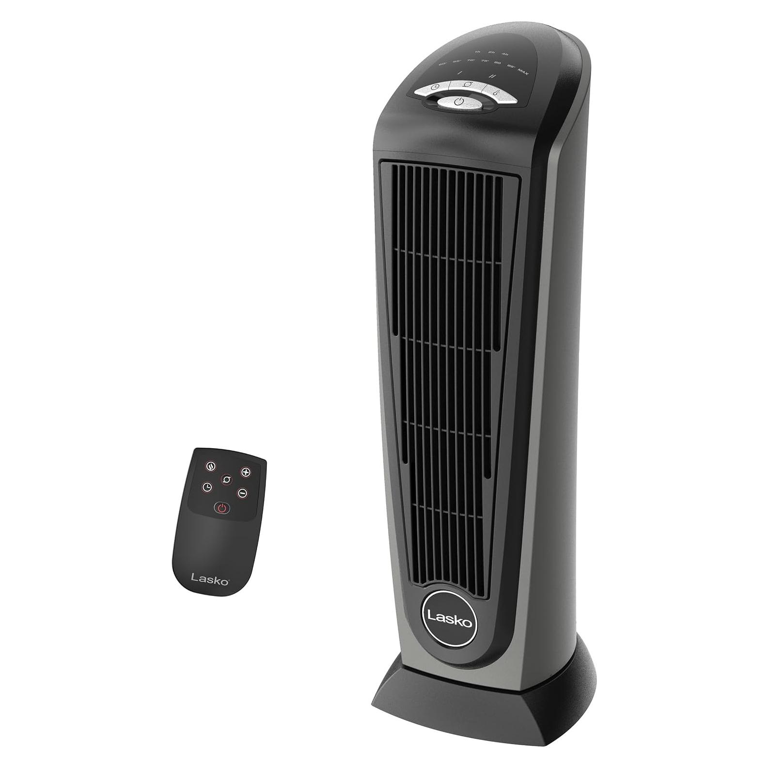 Calefactor Cerámico de Torre Lasko 1500W con Control Remoto