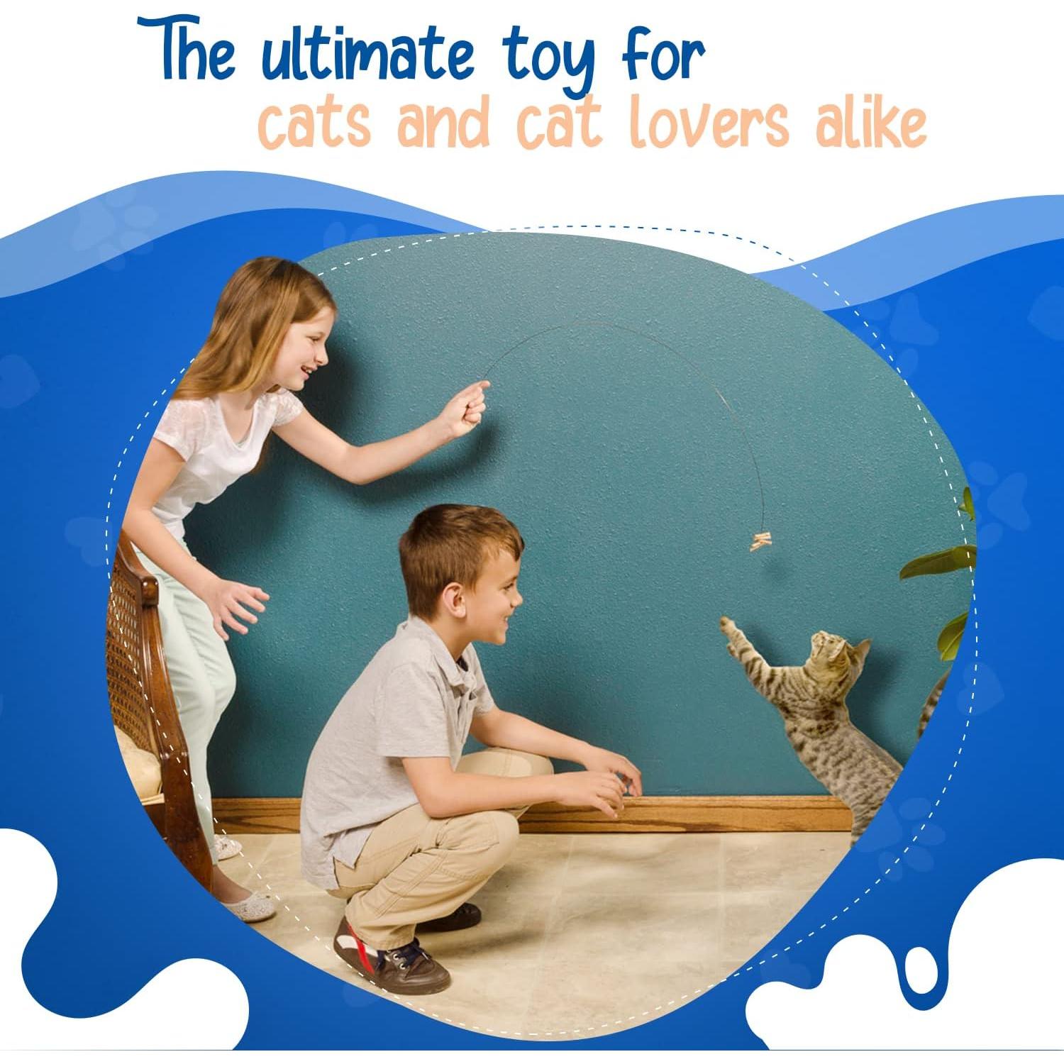 Juguete Interactivo para Gatos Cat Dancer 101 Seguro y Divertido