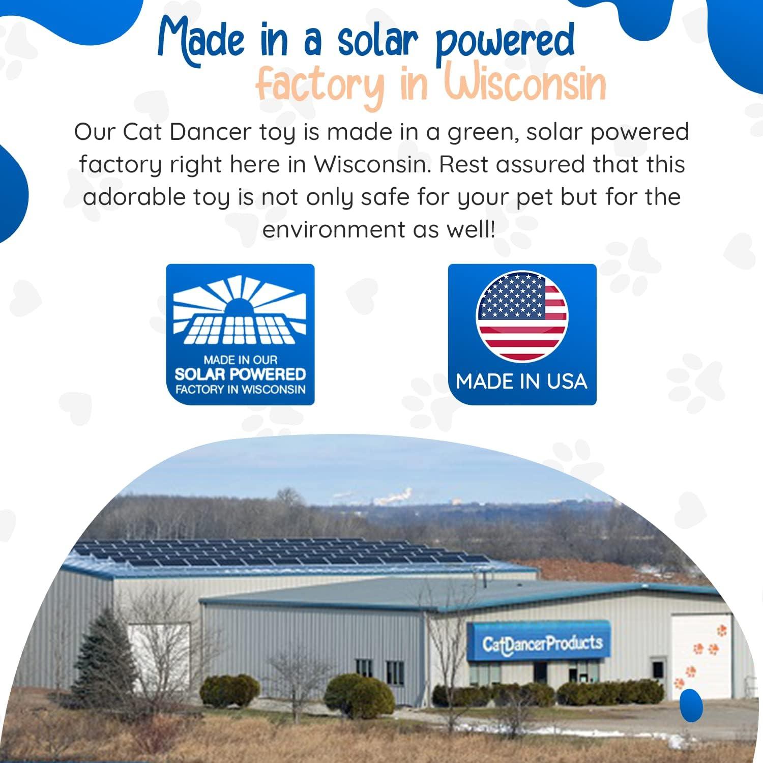 Juguete Interactivo para Gatos Cat Dancer 101 Seguro y Divertido