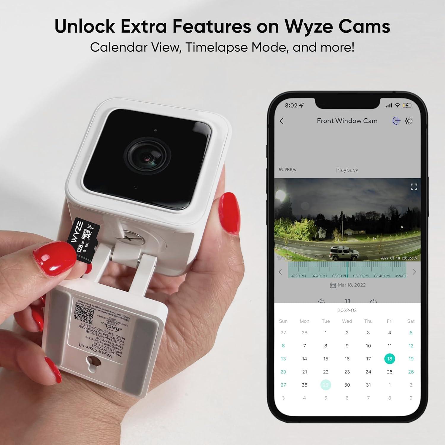 Tarjeta MicroSDHC Wyze 32GB Clase 10 Resistente al Agua