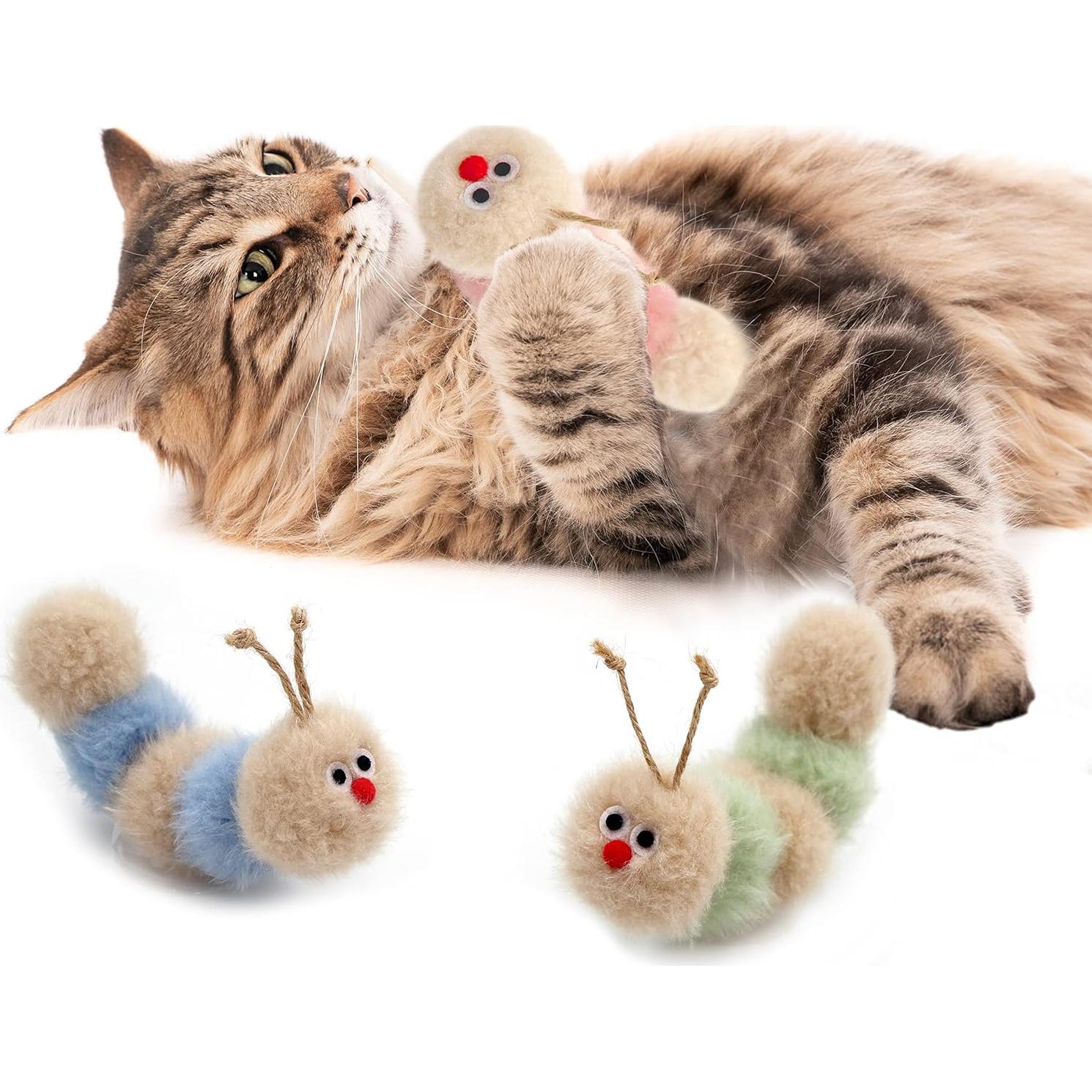 Juguete Interactivo para Gatos Jumpaws 3 Piezas con Hierba Gatera