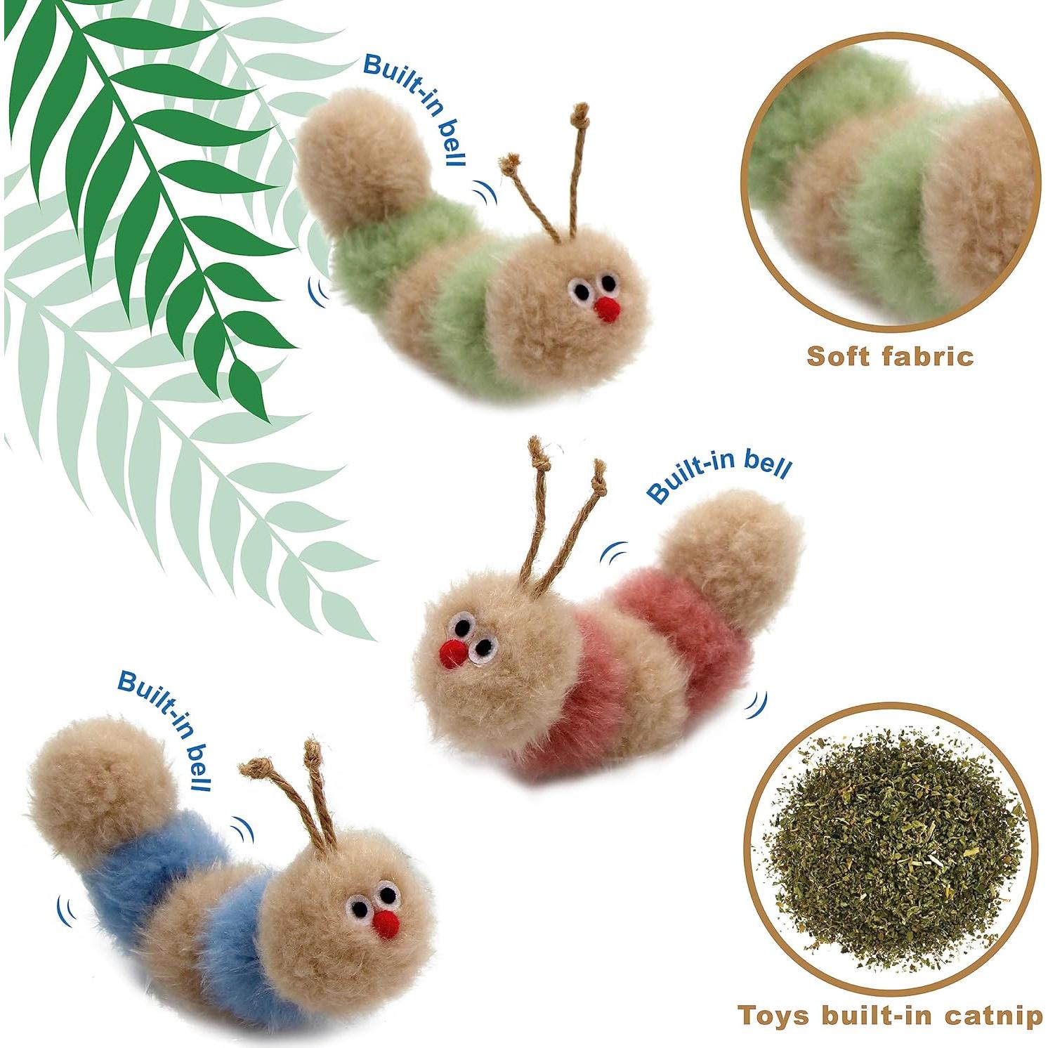 Juguete Interactivo para Gatos Jumpaws 3 Piezas con Hierba Gatera