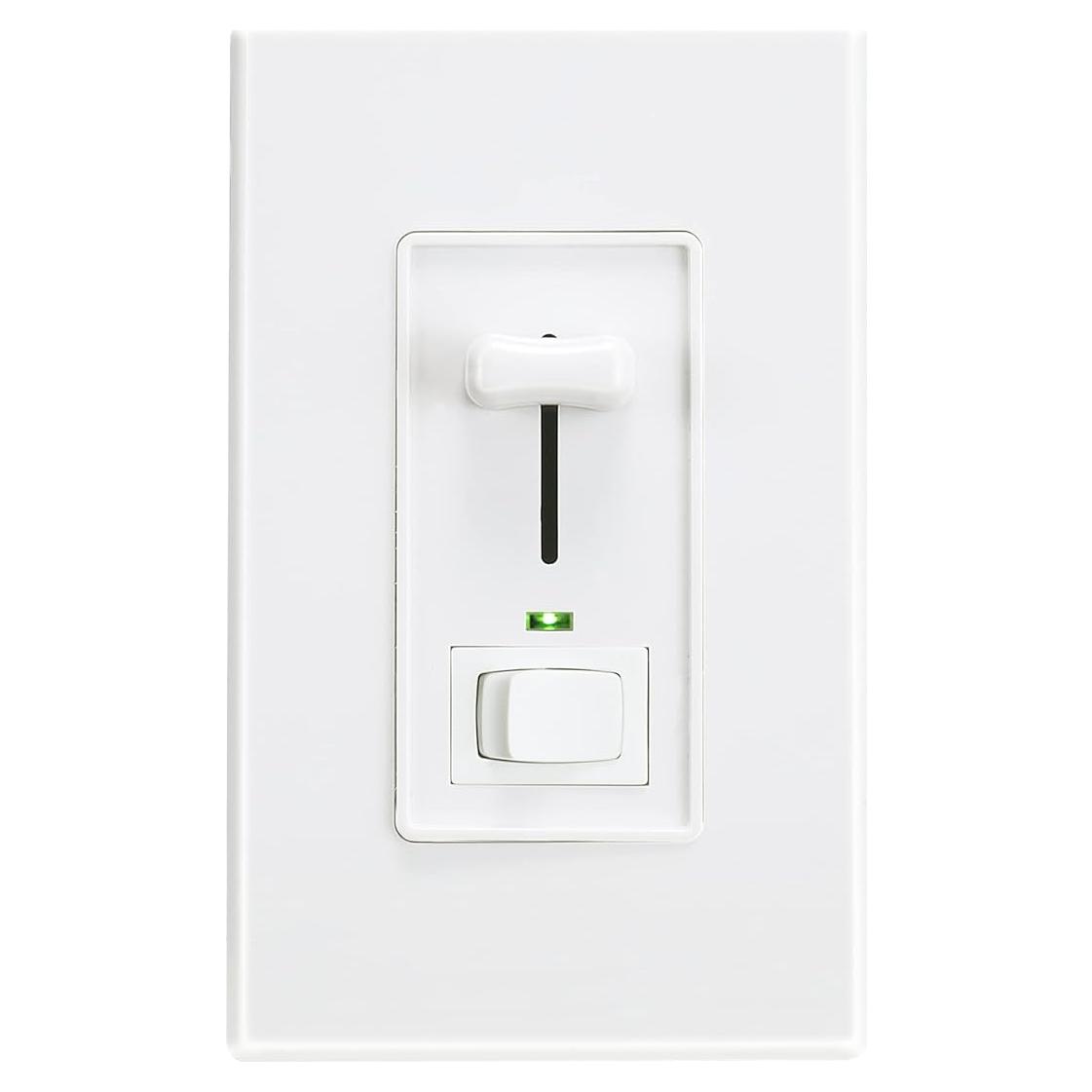 Interruptor Regulador de Pared Cloudy Bay 600W LED Incandescente