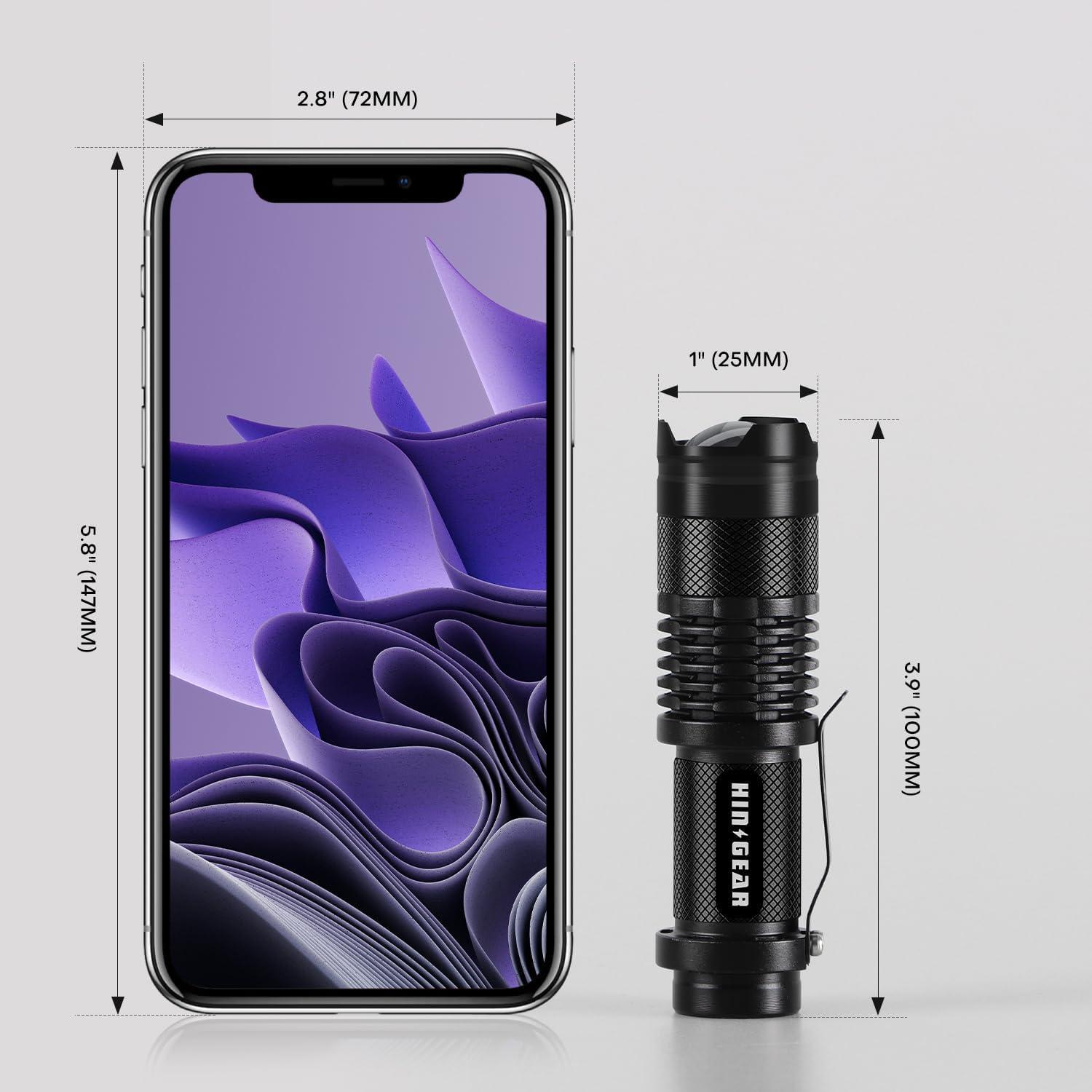 Paquete de 2 Linternas LED Rojas HinsGEAR SK68RD2 para Astronomía