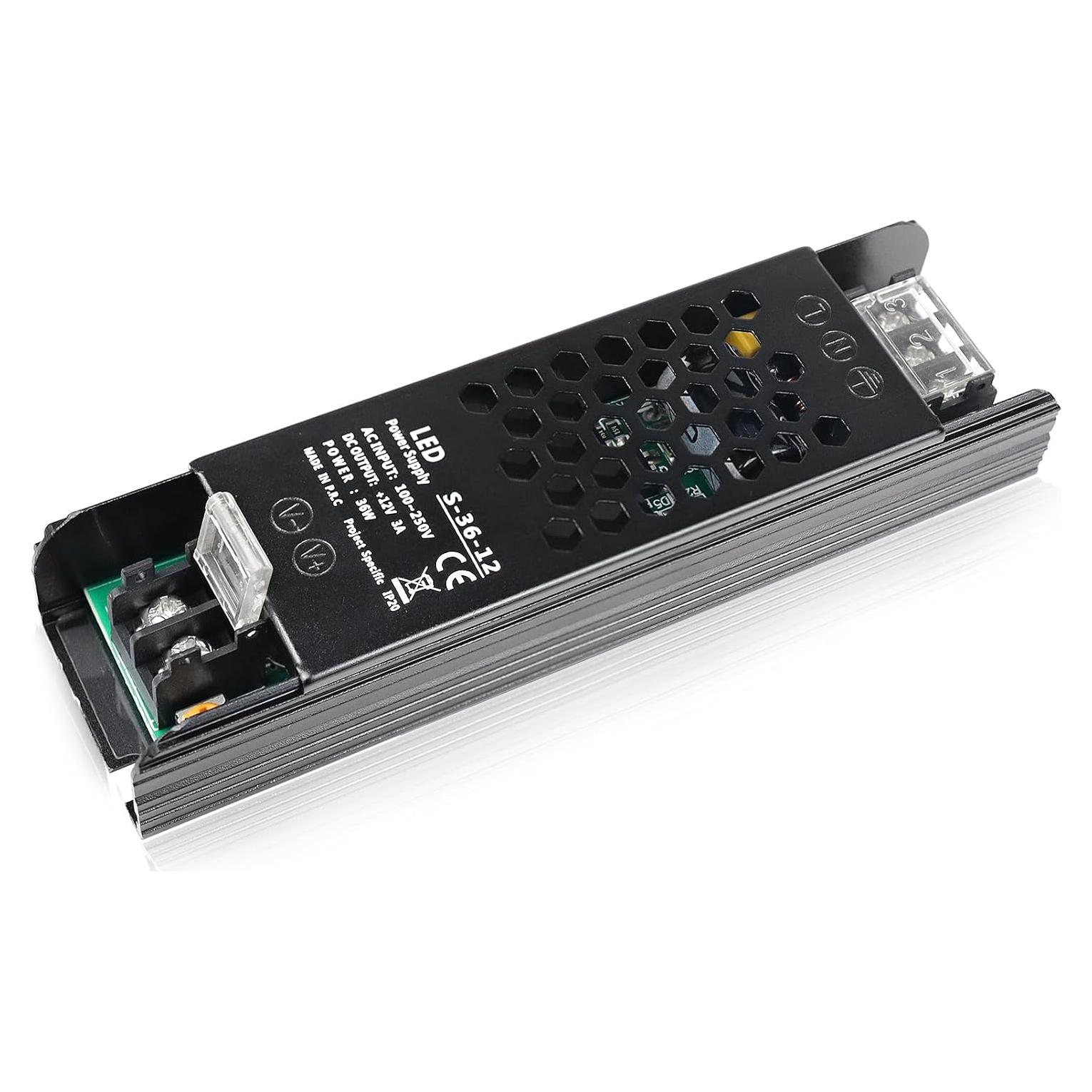 Fuente de Alimentación 12V 3A 36W inShareplus Transformador