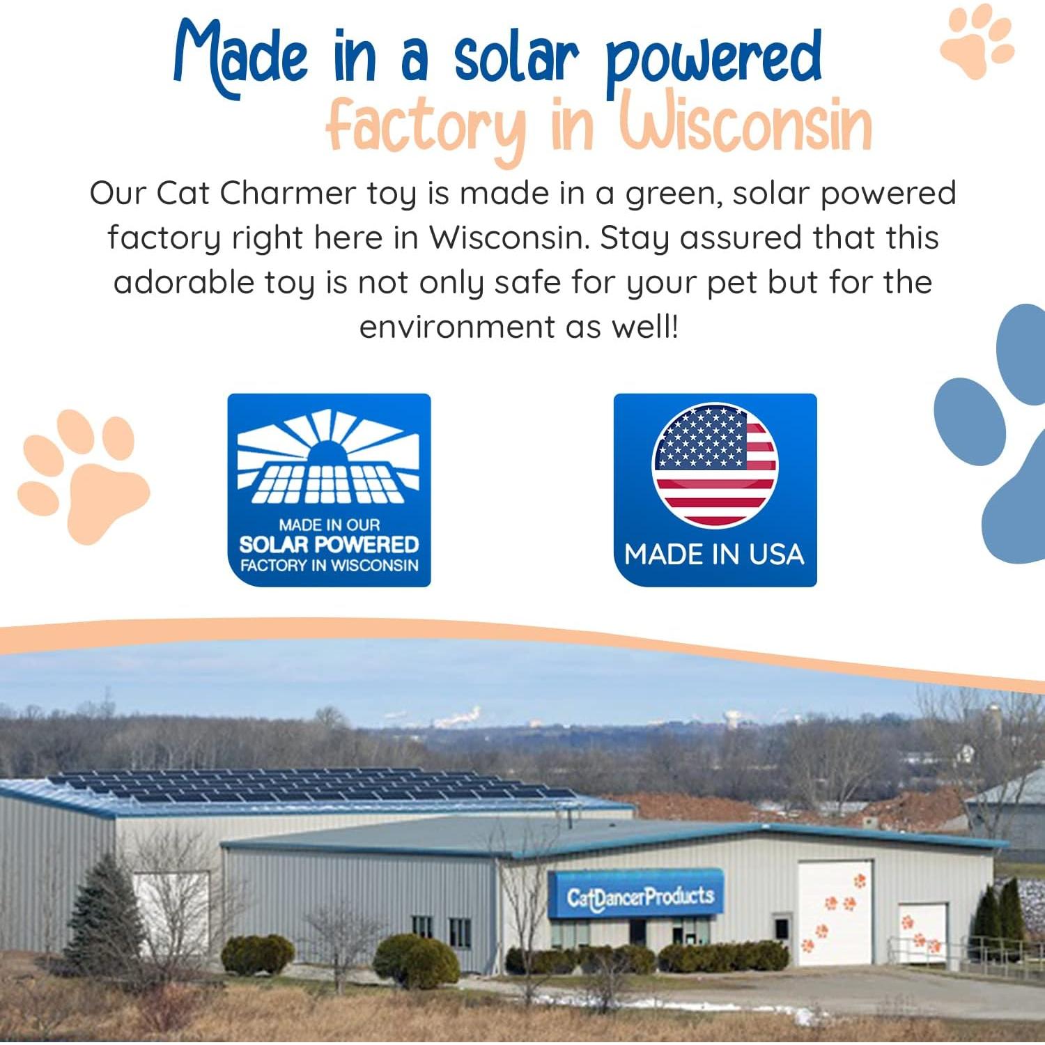 Juguete Interactivo para Gatos Cat Dancer Charmer 15 cm