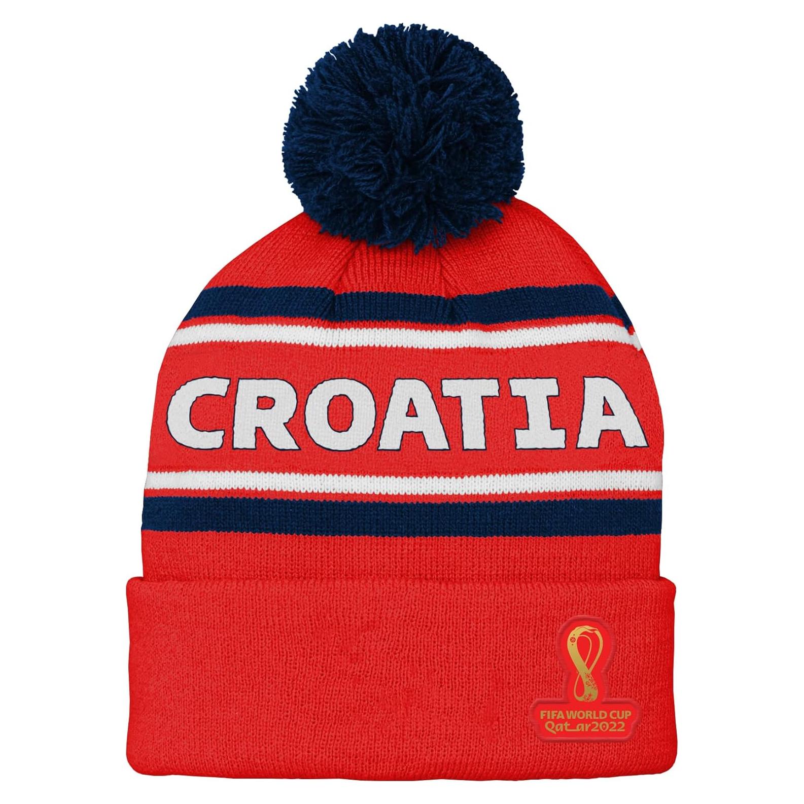 Gorro Pom de Cuff Premium Outerstuff Copa Mundial Croacia