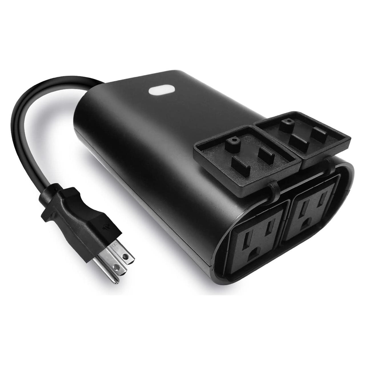 Enchufe Inteligente Doble EVA LOGIK ZW97 Impermeable Z-Wave