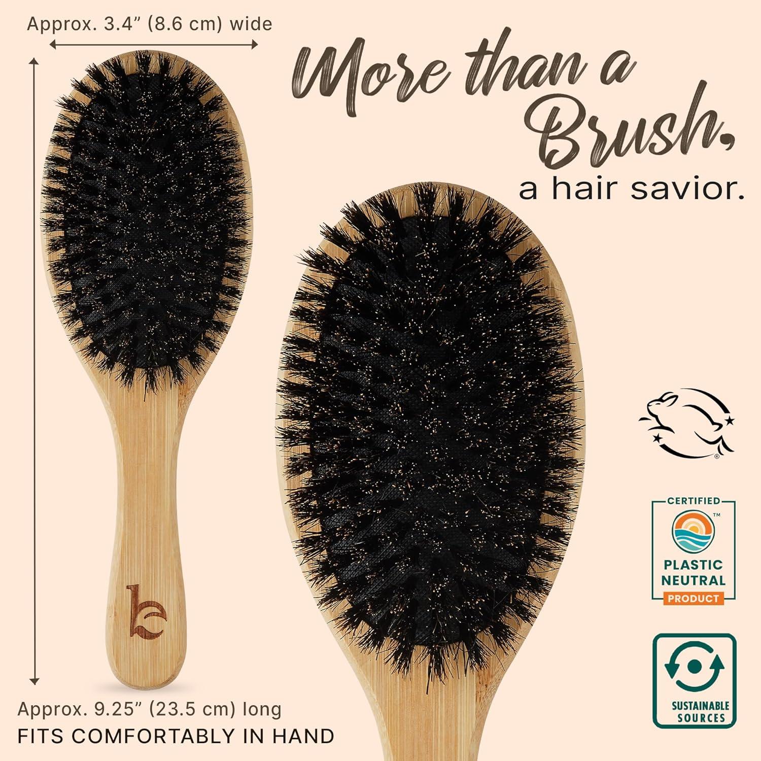 Cepillo de Cerdas de Jabalí Natural Beauty by Earth 23.5cm