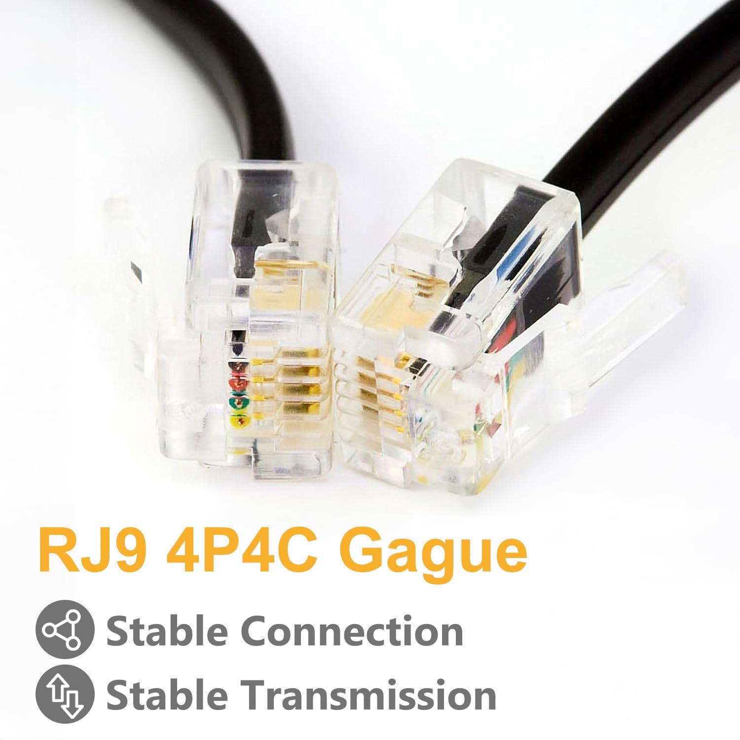 Desenredador de Cable Uvital para Teléfono Fijo - Paquete de 2