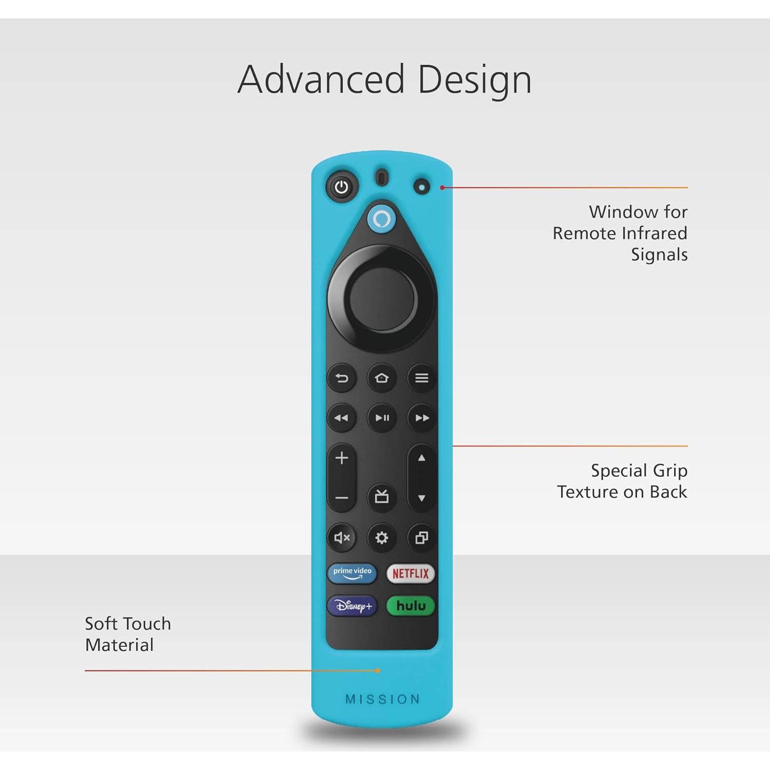 Made for Amazon Remote Cover Case for Fire TV Edition, Fire TV Omni Series, and Fire TV 4-series